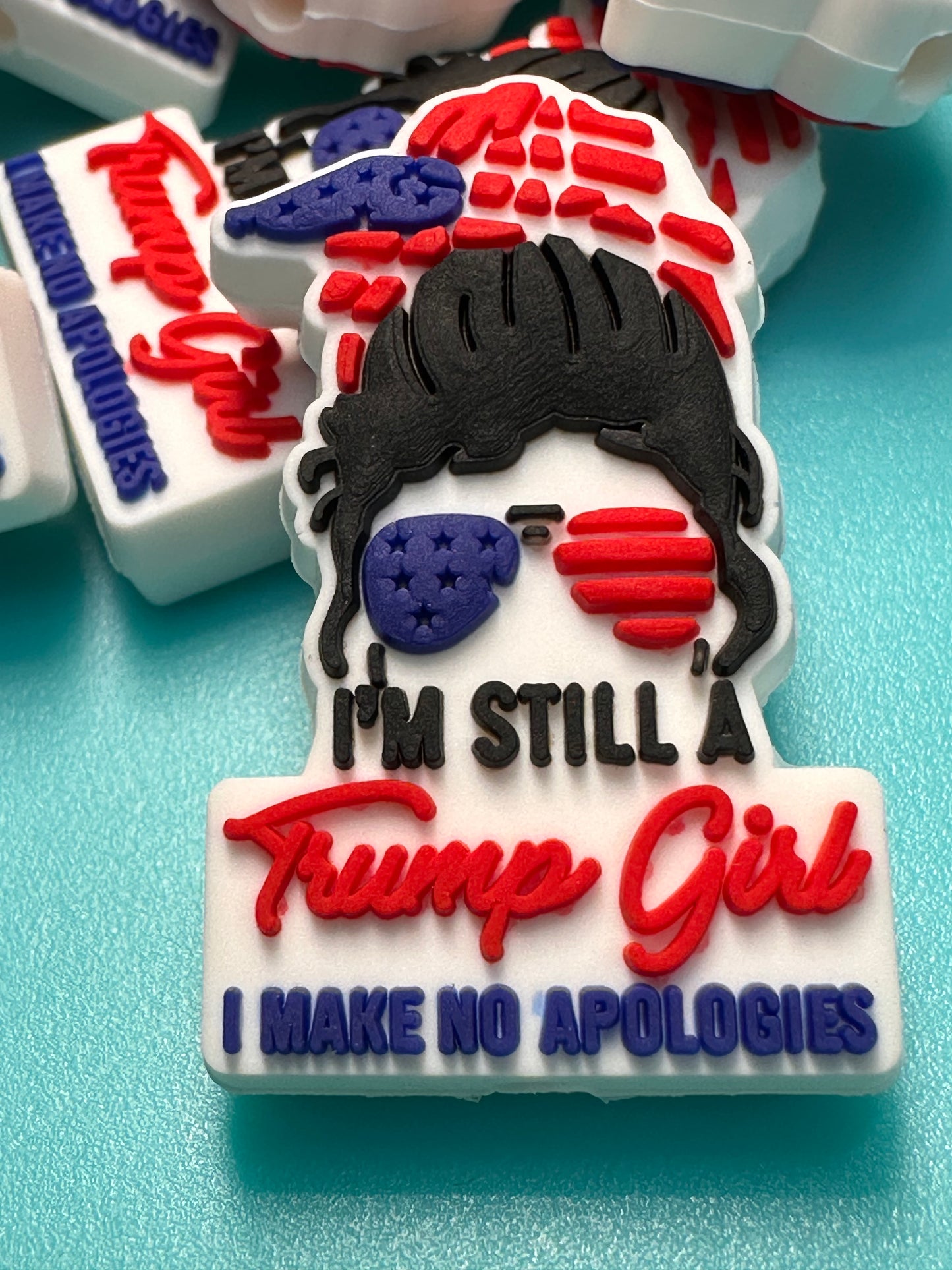 President Donald Trump Focal Bead / MAGA / let’s keep America great / Trump 2024/ Still a Trump girl