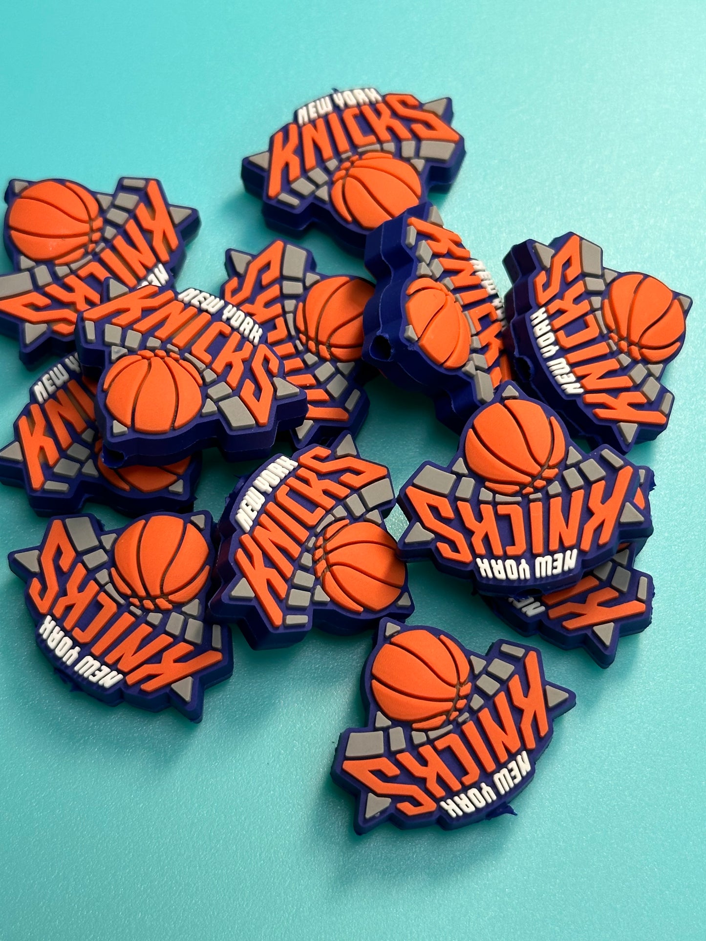 NY Knicks team focal bead / New York/ basketball