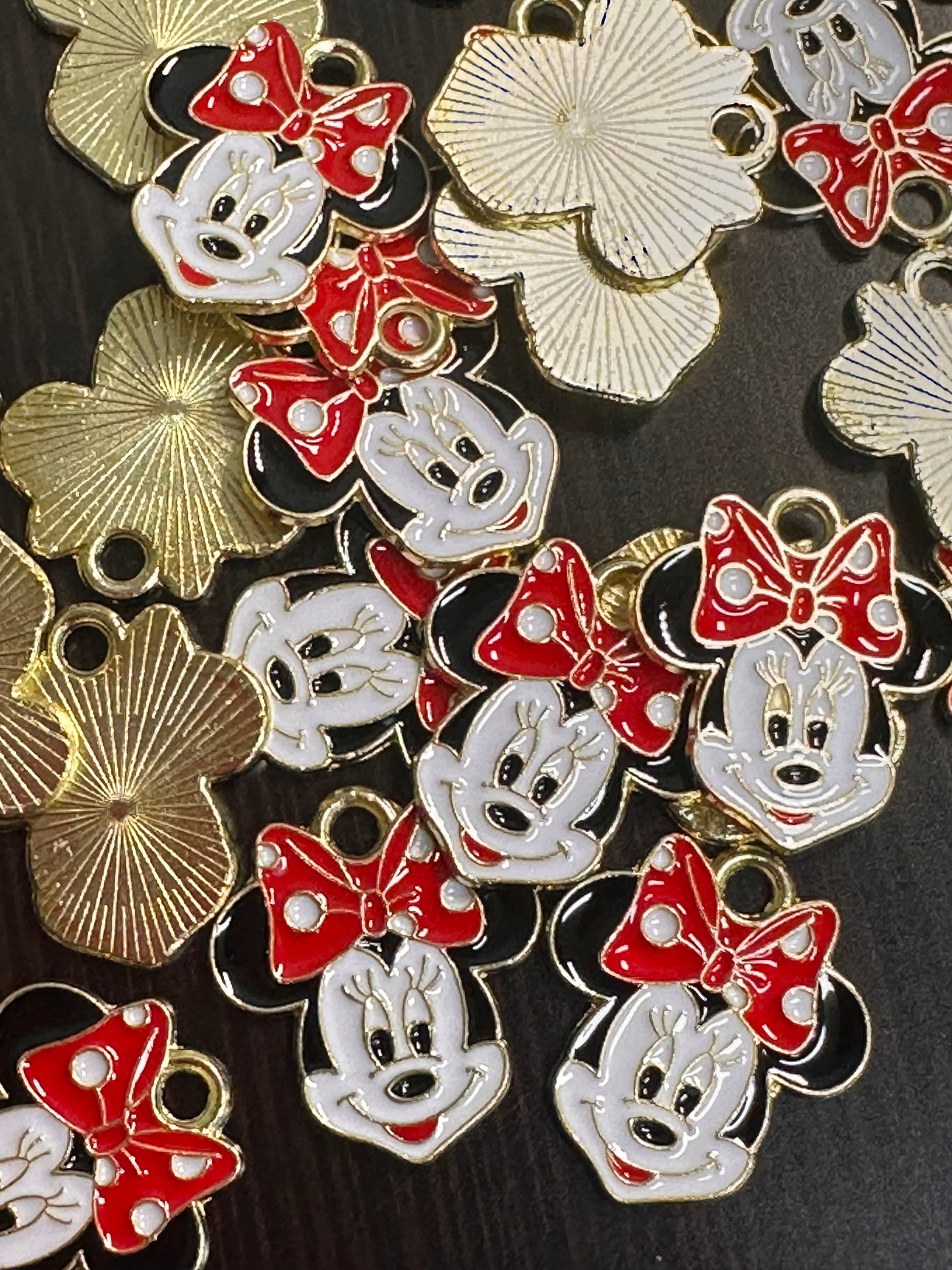 Enameled metal charms/ DIY charm bracelet/ DIY necklace/ #1
