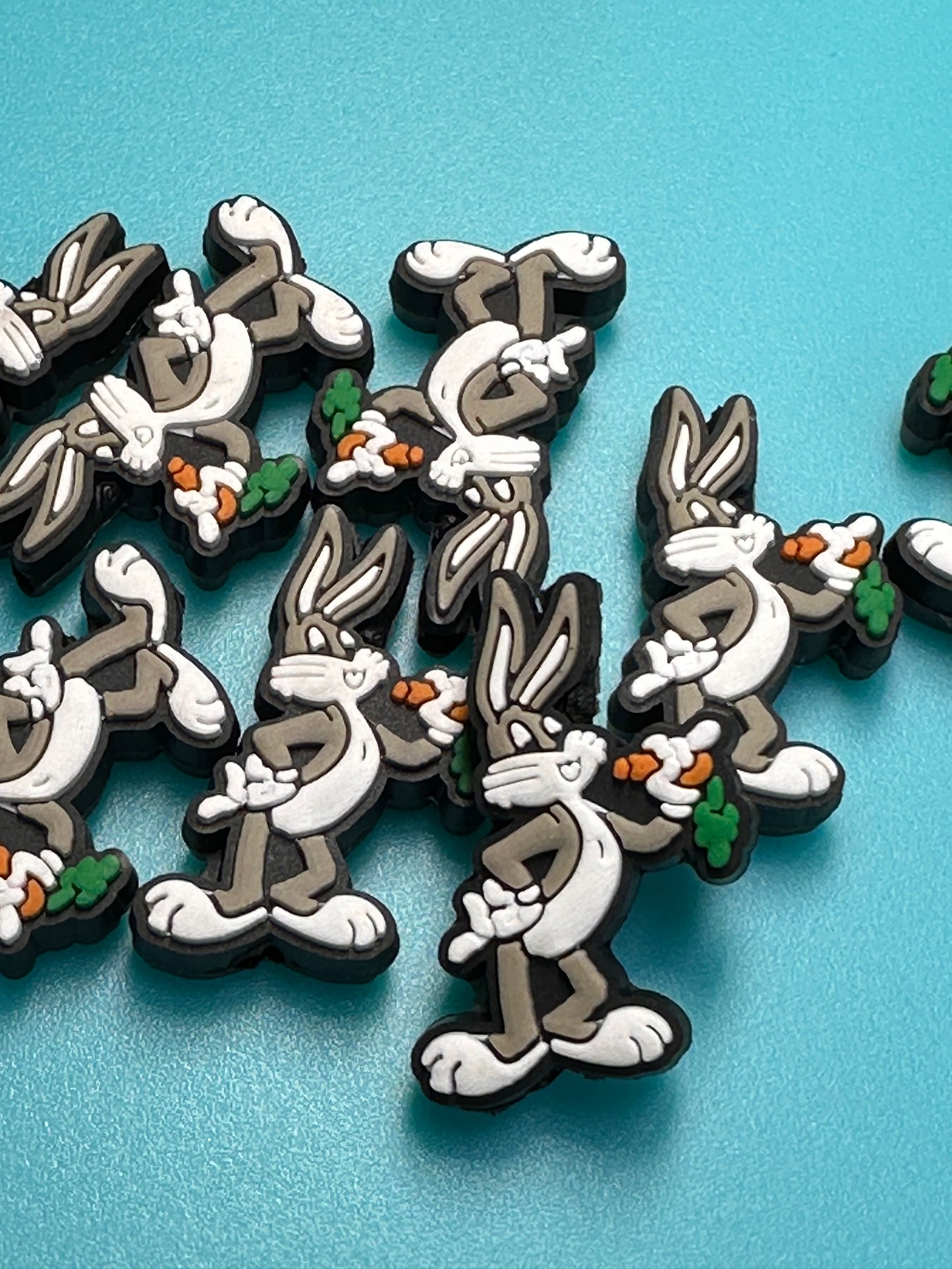 Character/ Focal Bead/ beadable pen/ Silicone bead/ keychain bead/bunny