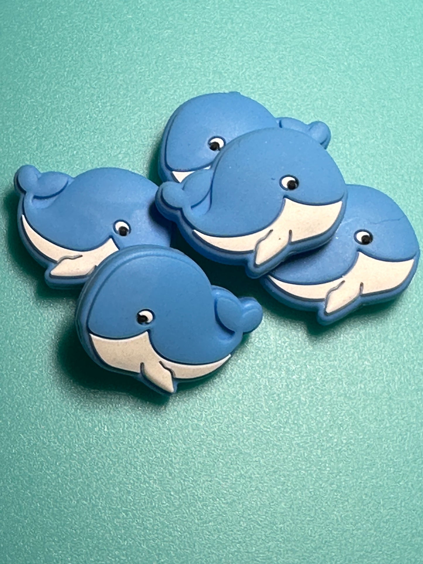 Blue whale focal bead