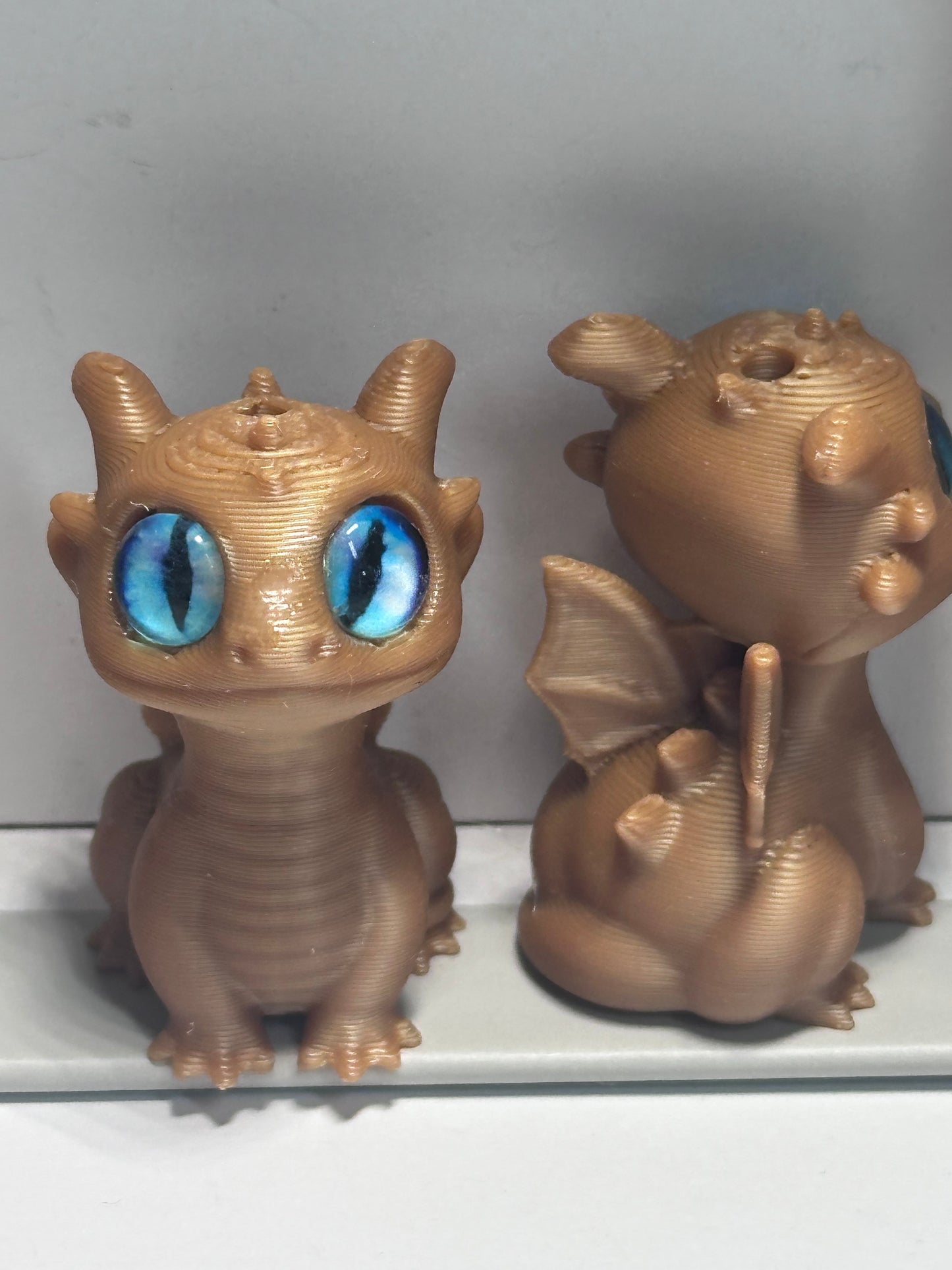 3D Dragon Bead/ beadable pen/ clay bead/ keychain bead/DIY/ cat eyes