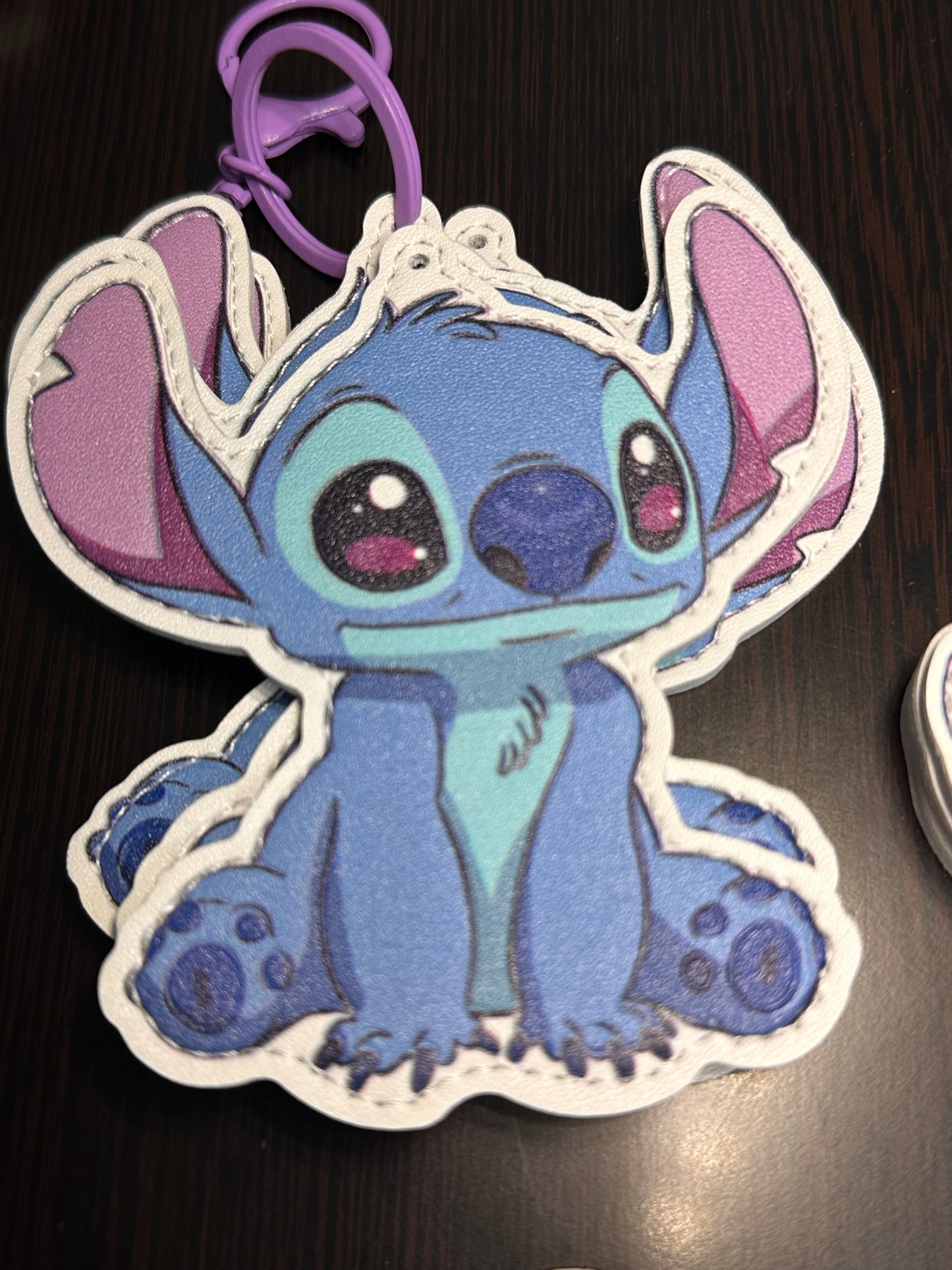 Cute Blue Alien Character Faux Leather Charms- for bag charms, keyrings, Christmas ornaments