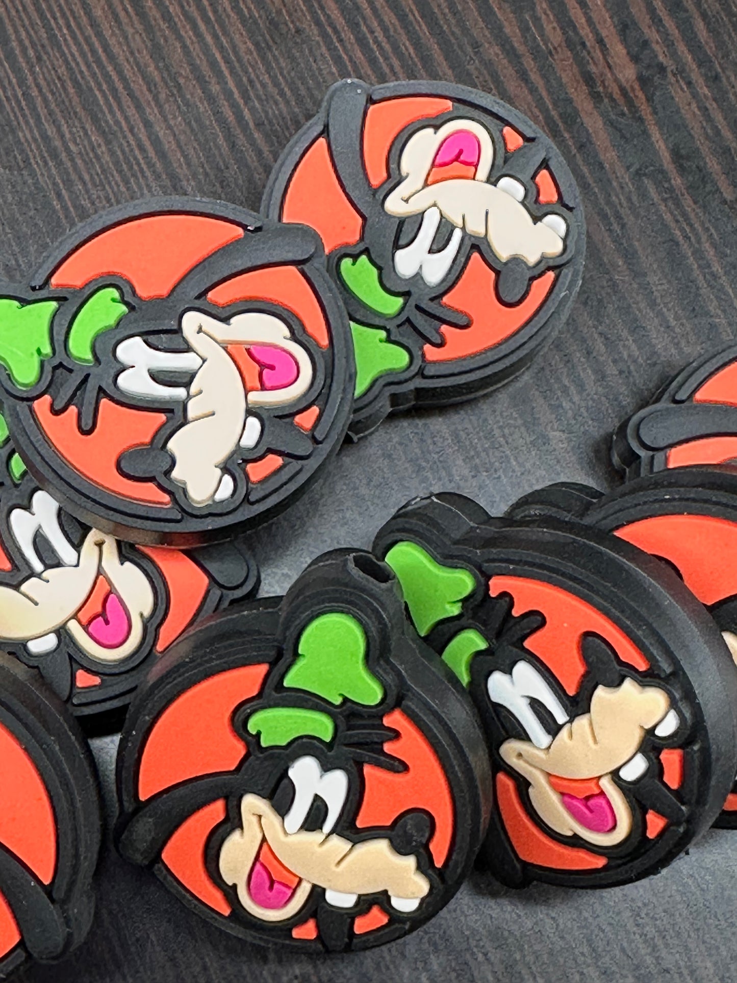 Favorite Focal Bead / silicone bead/silly dog