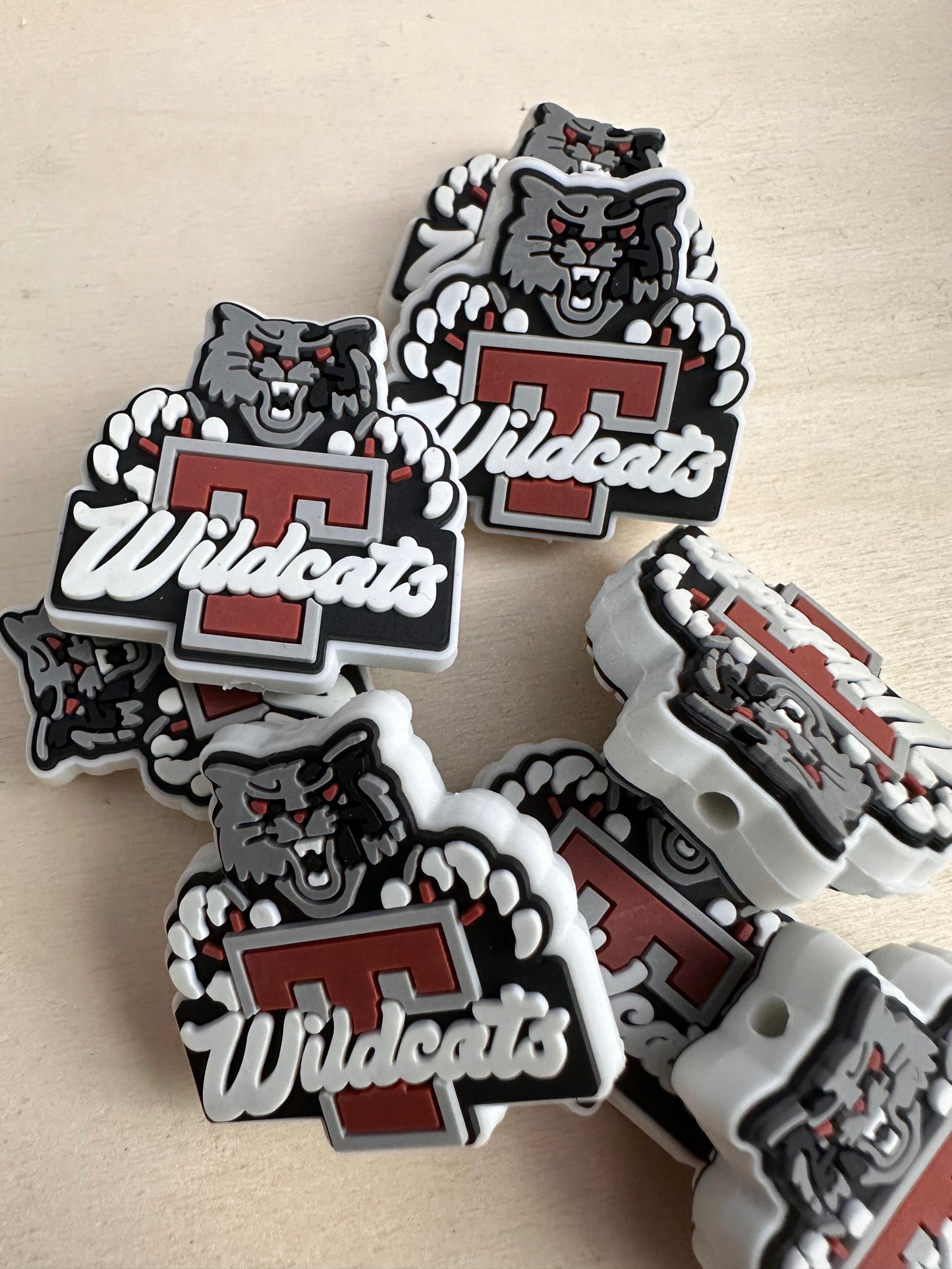 Toppenish wildcats focal bead/ high school