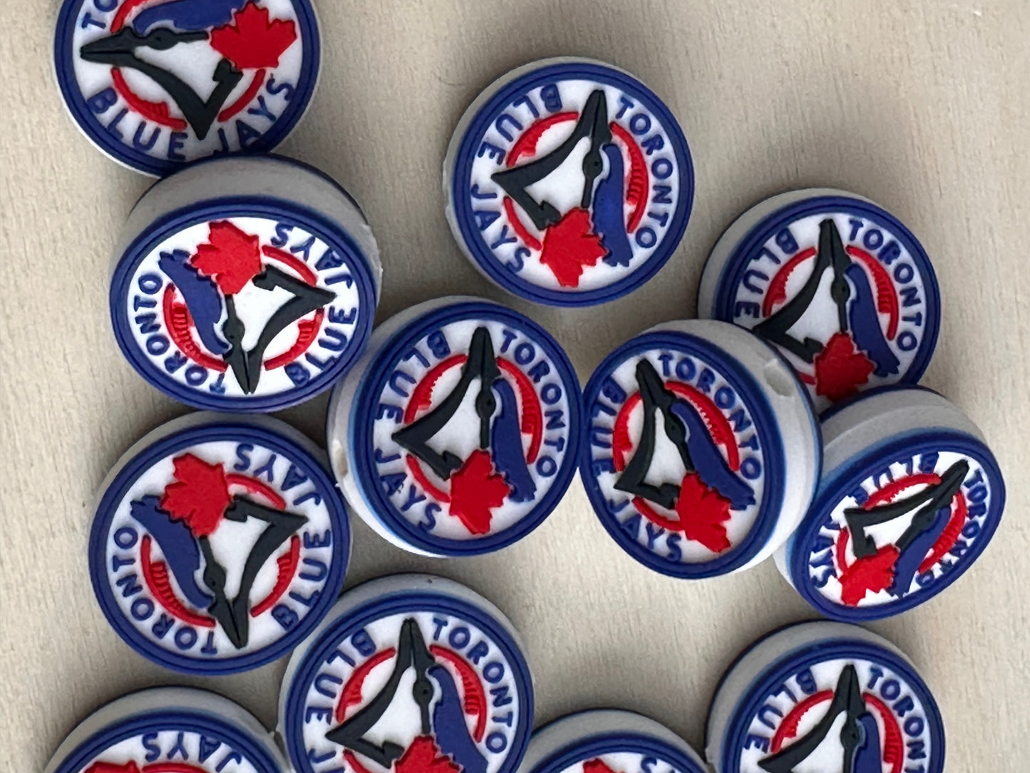 Toronto blue jays focal bead/ baseball