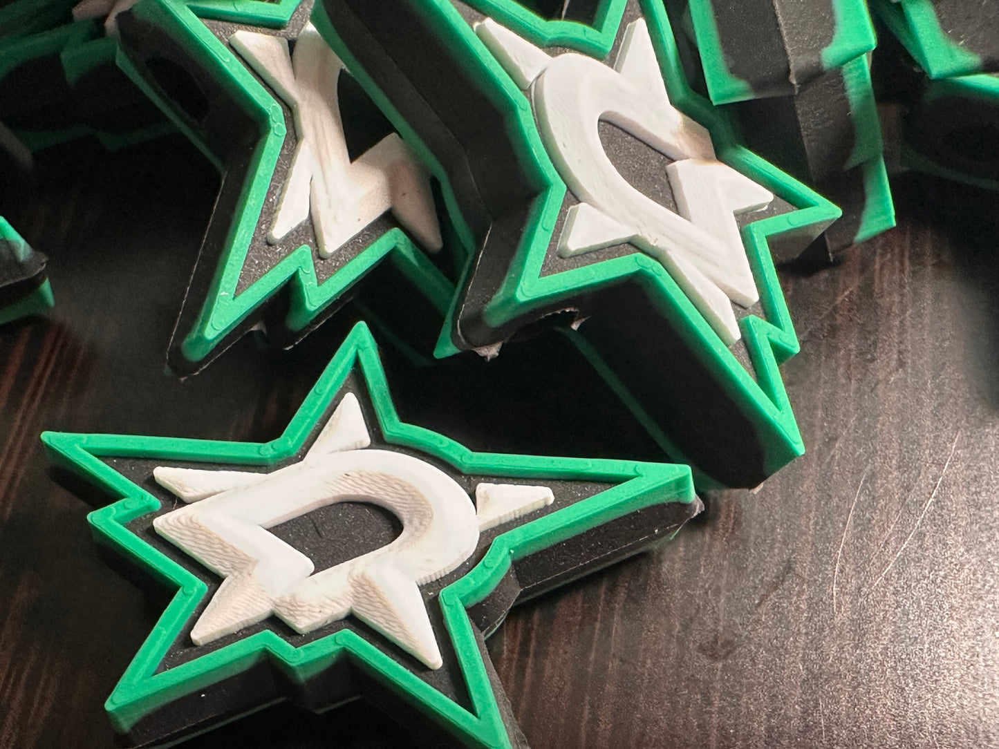 NEW Dallas Stars focal bead / silicone focal/ ice hockey team