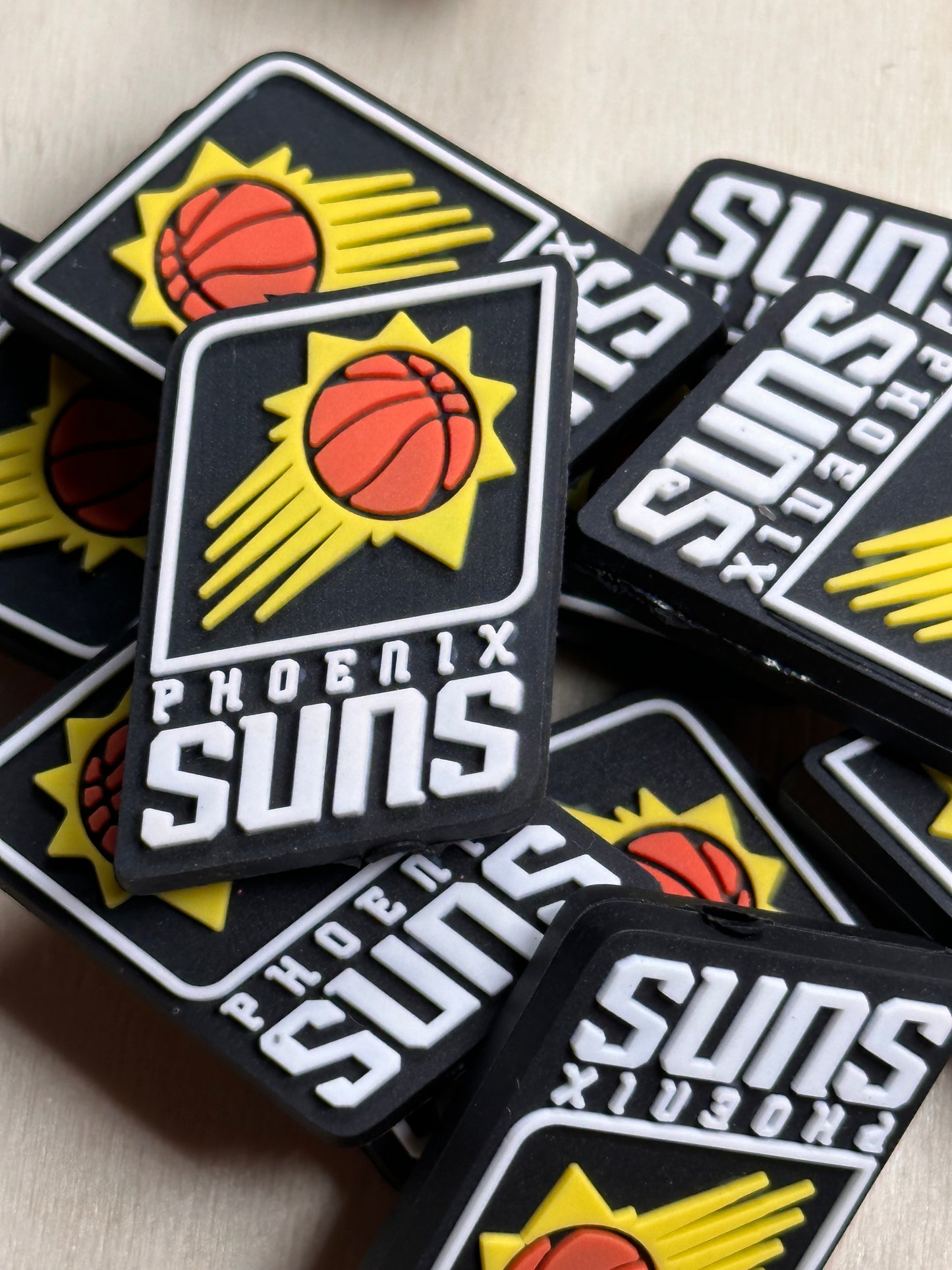 Phoenix Suns focal bead/ basketball