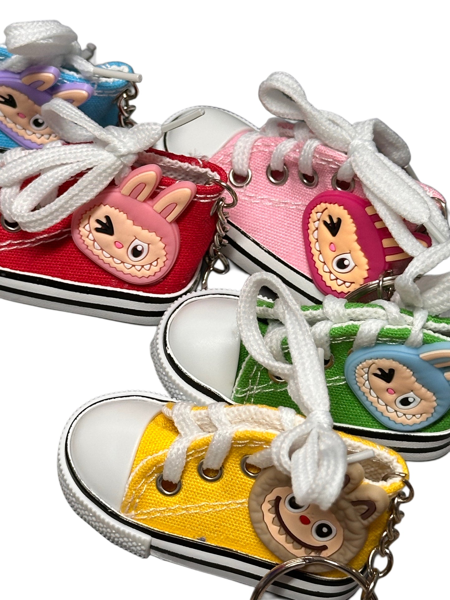 Labubu high top sneaker keychains/ Monster keychain/ Converse