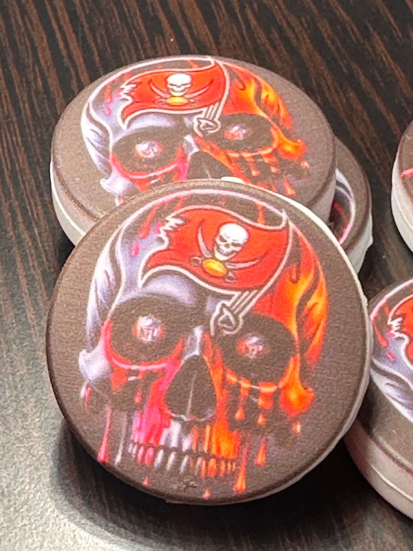 NEW Tampa Bay Buccaneers focal bead/football/ #5 skull