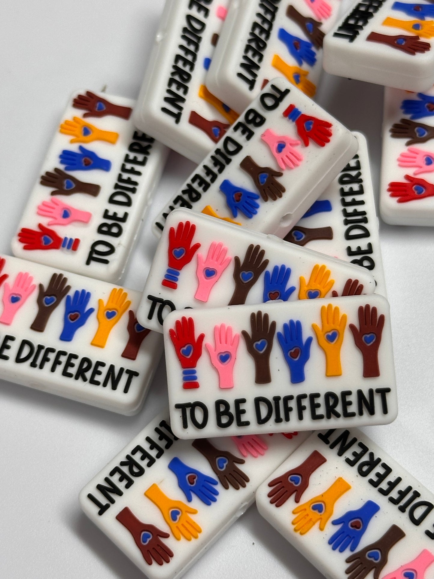 Be Different silicone focal bead/ DIY bead for key chains -pen beading- mirror charms