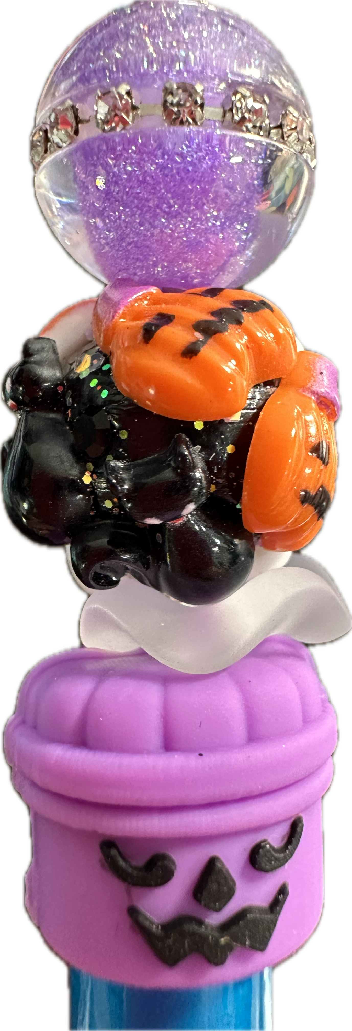 Fancy handmade Halloween beads/luminous/fancy Beads/ beadable pen/ keychain bead/ /20mm approx.