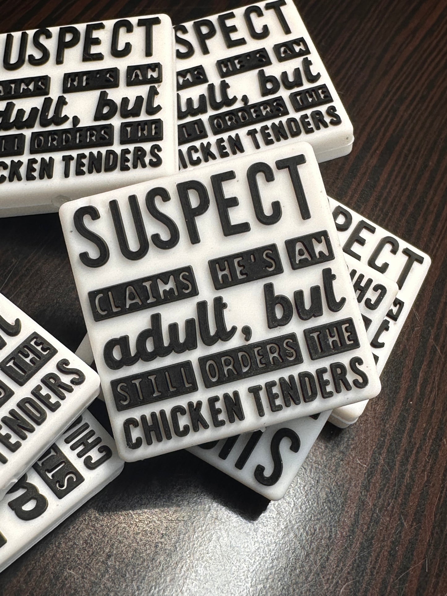 Funny focal beads/ beadable pen/ Silicone bead/ keychain bead/ DIY/Chicken nuggets/ investigator