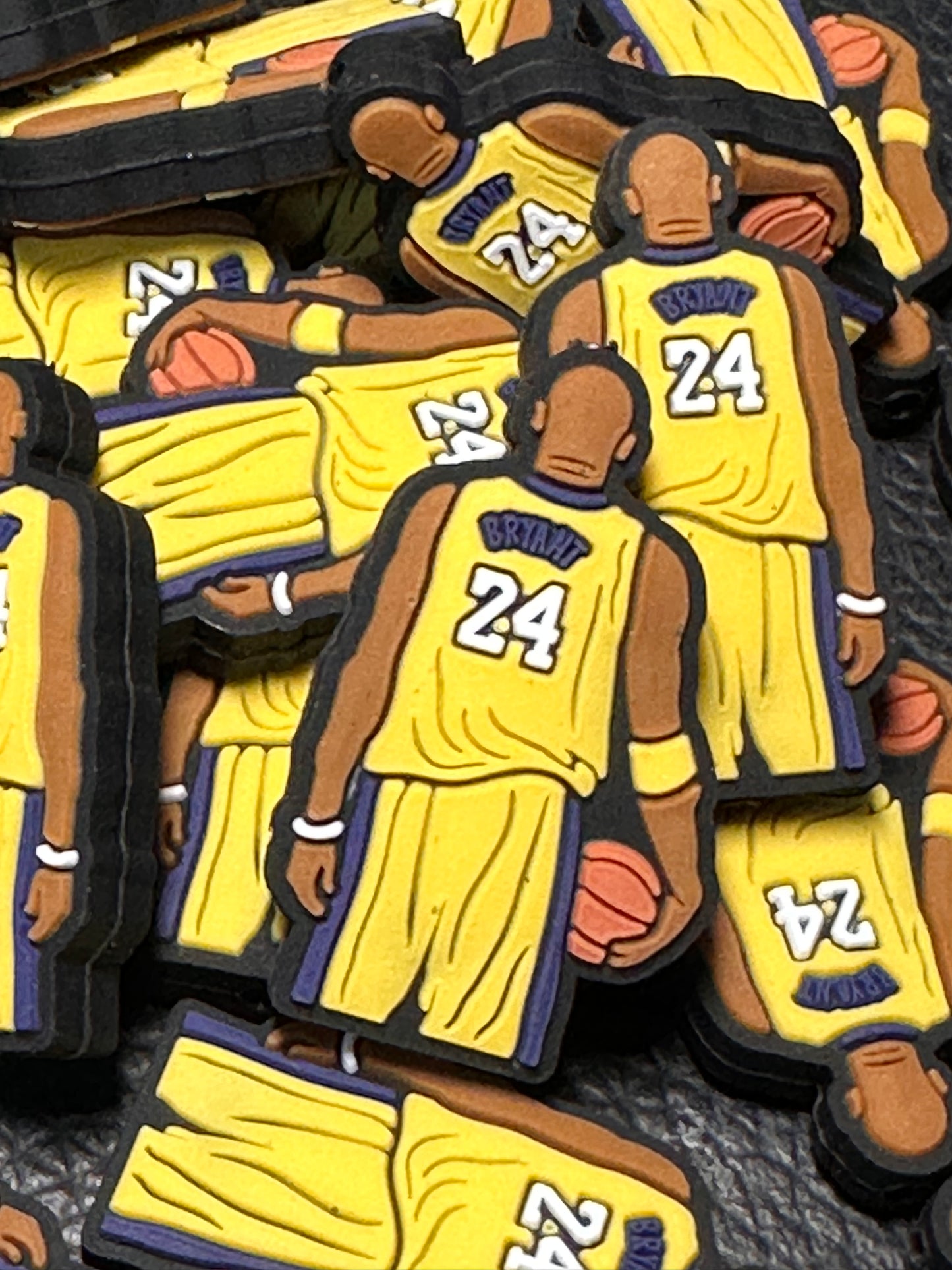Kobe Bryant 24 focal bead