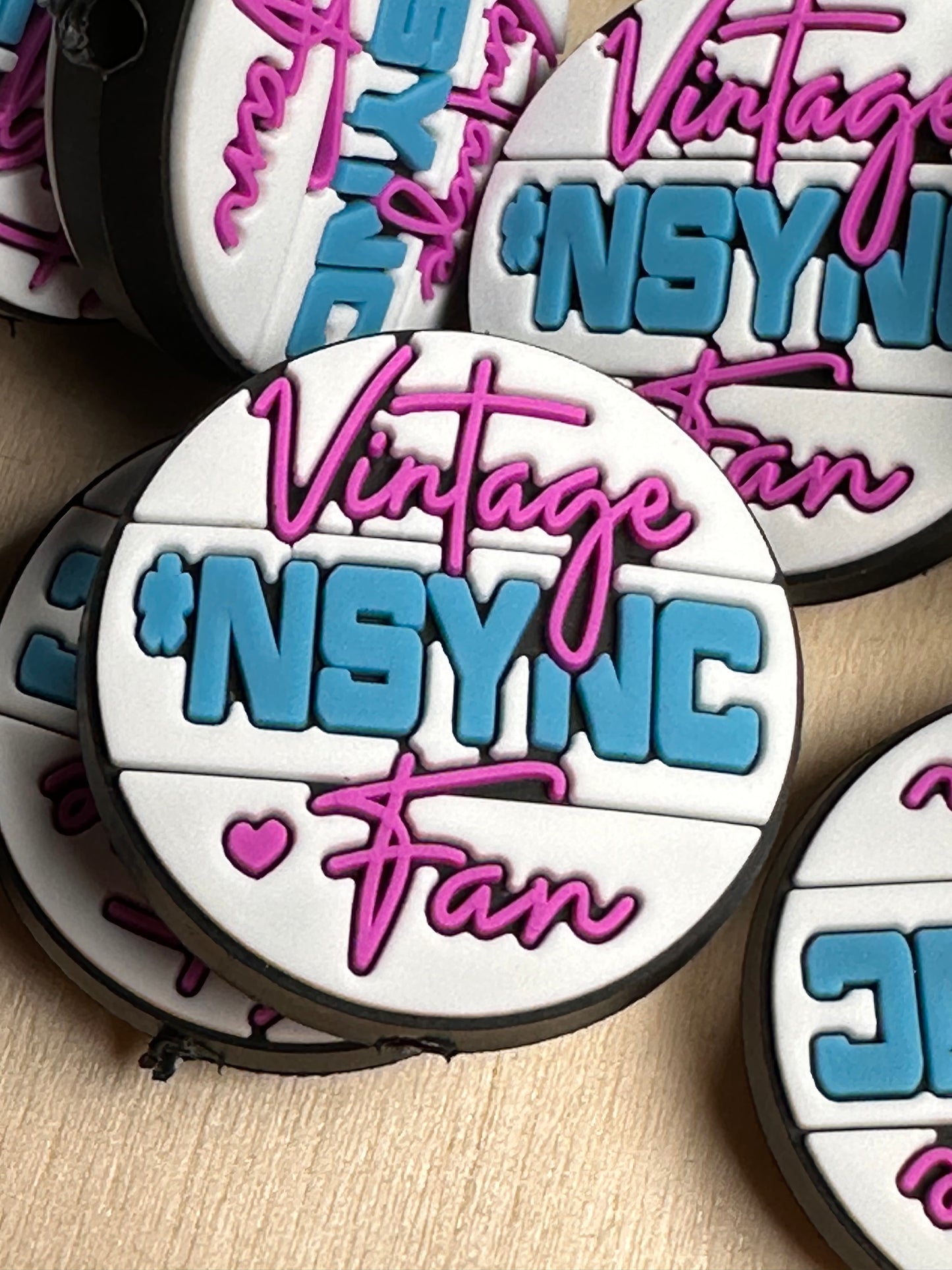 VINTAGE NSYNC FAN focal bead/boy bands/90’s music