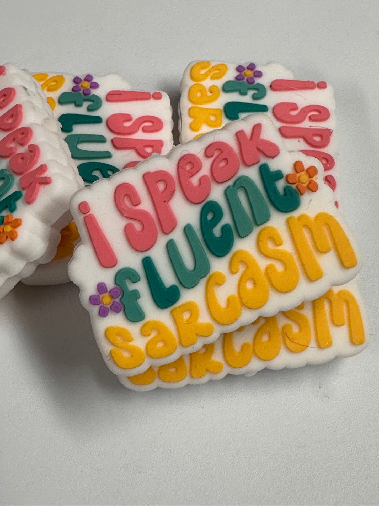 Fluent Sarcasm focal bead/ silicone bead for pen beading/ sarcasm #2