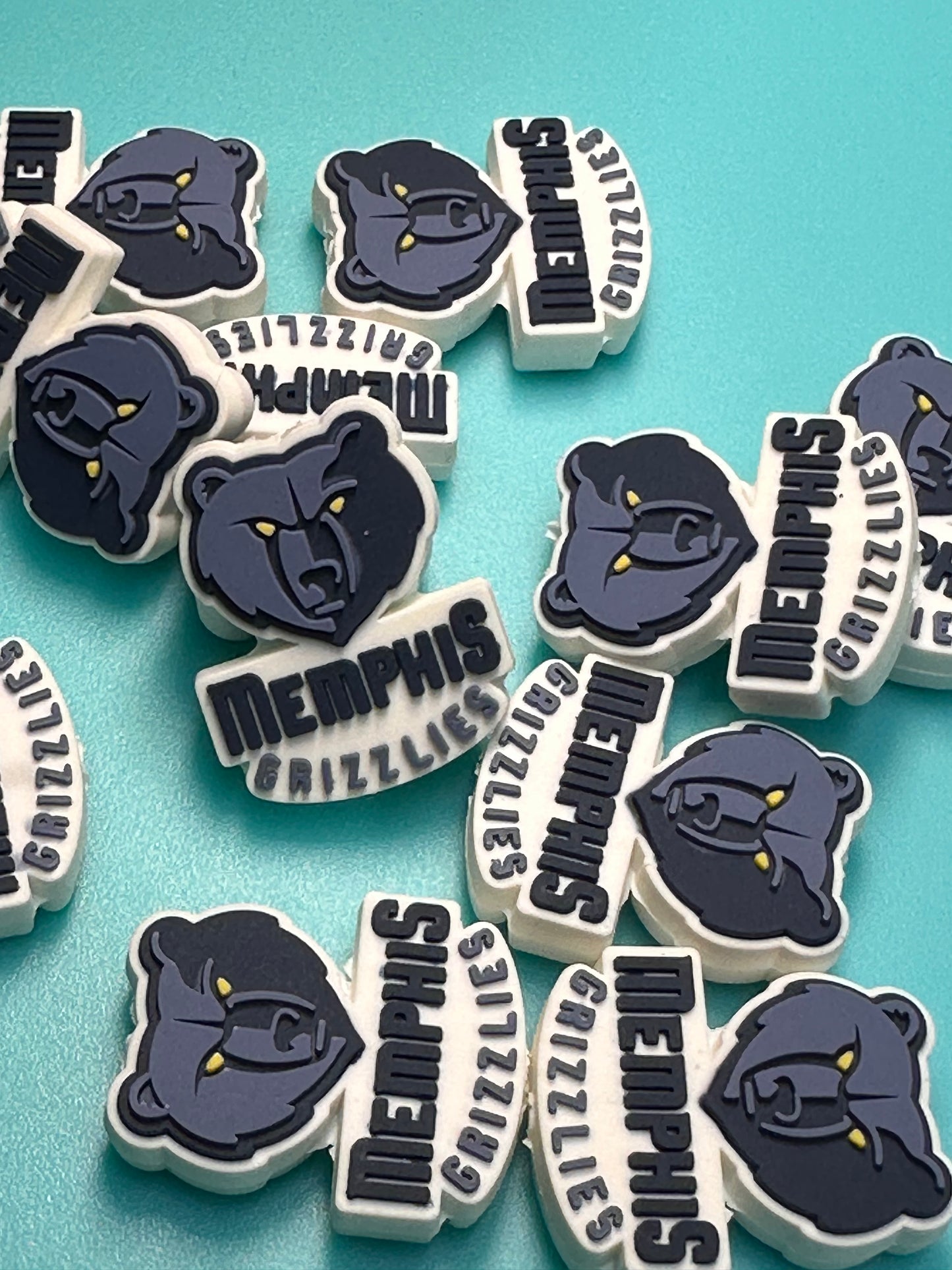 Memphis Grizzlies team focal bead / Tennessee / basketball