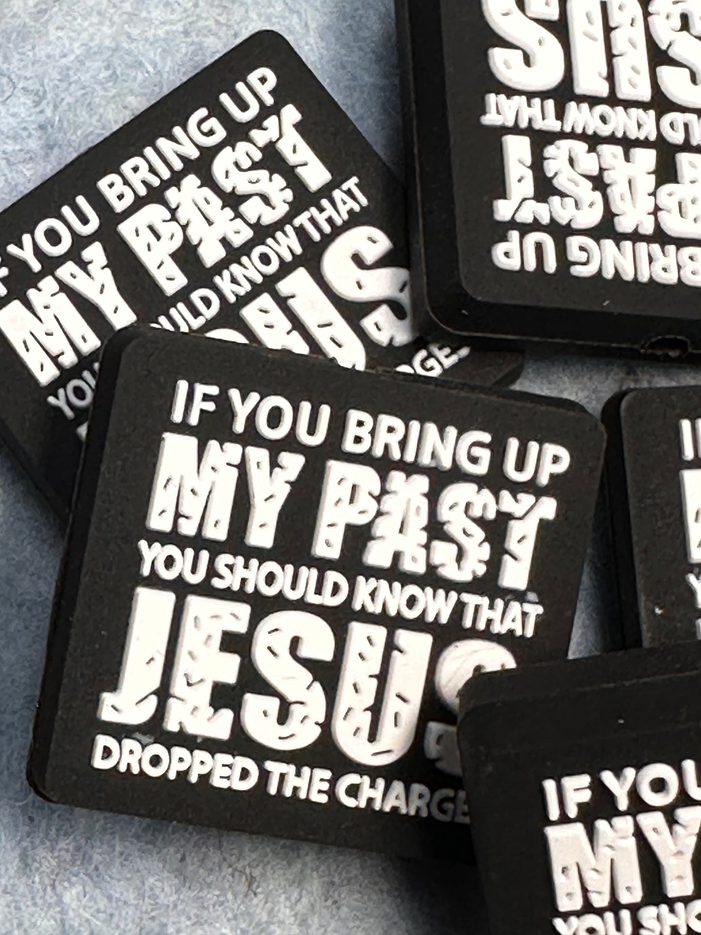Jesus /God/ Focal Bead/ beadable pen/ Silicone bead/ keychain bead/Faith/Jesus/ Christian