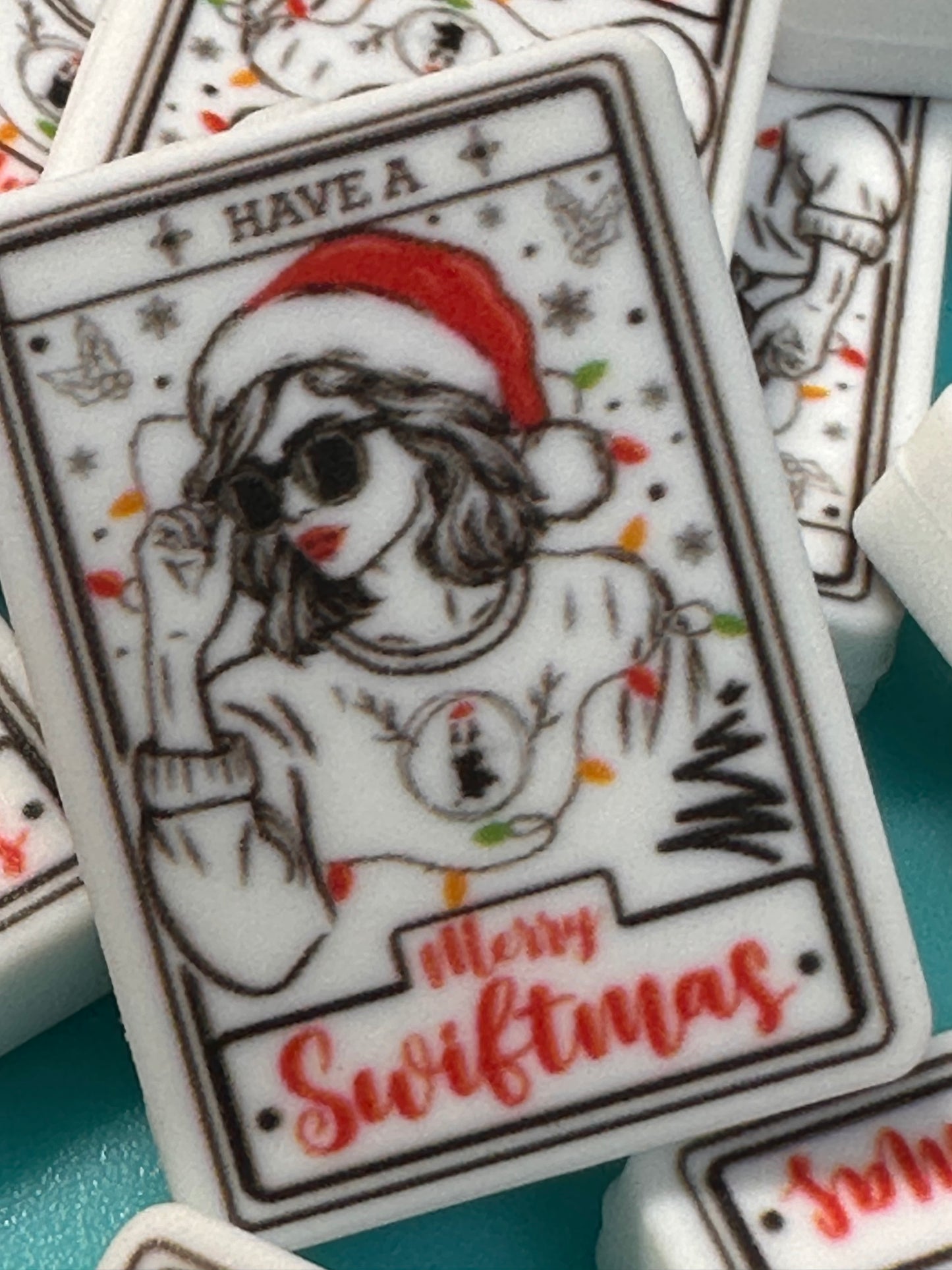 Christmas Taylor Swift focal bead design #5