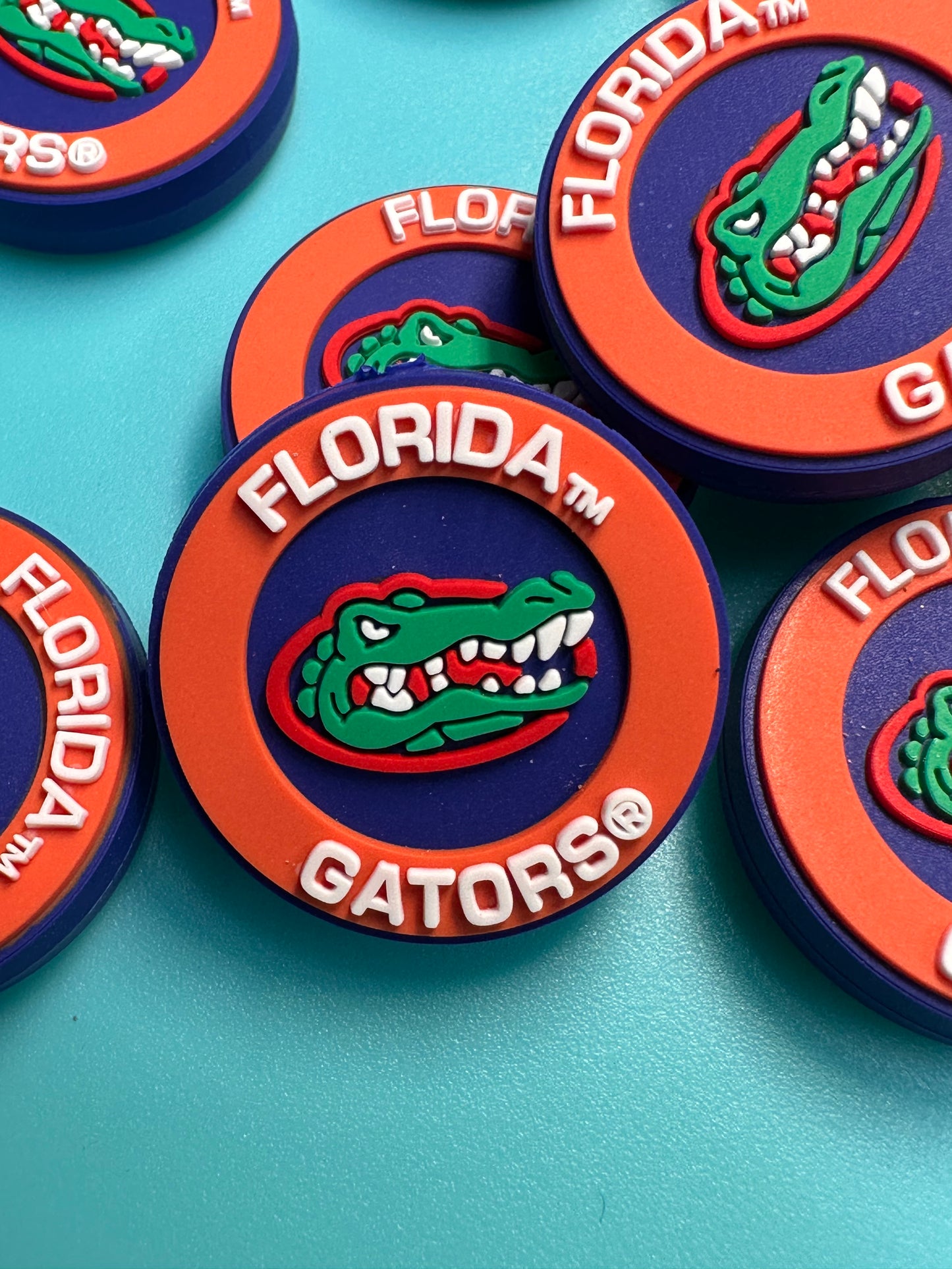 Florida Gators focal bead / logo/ design #5