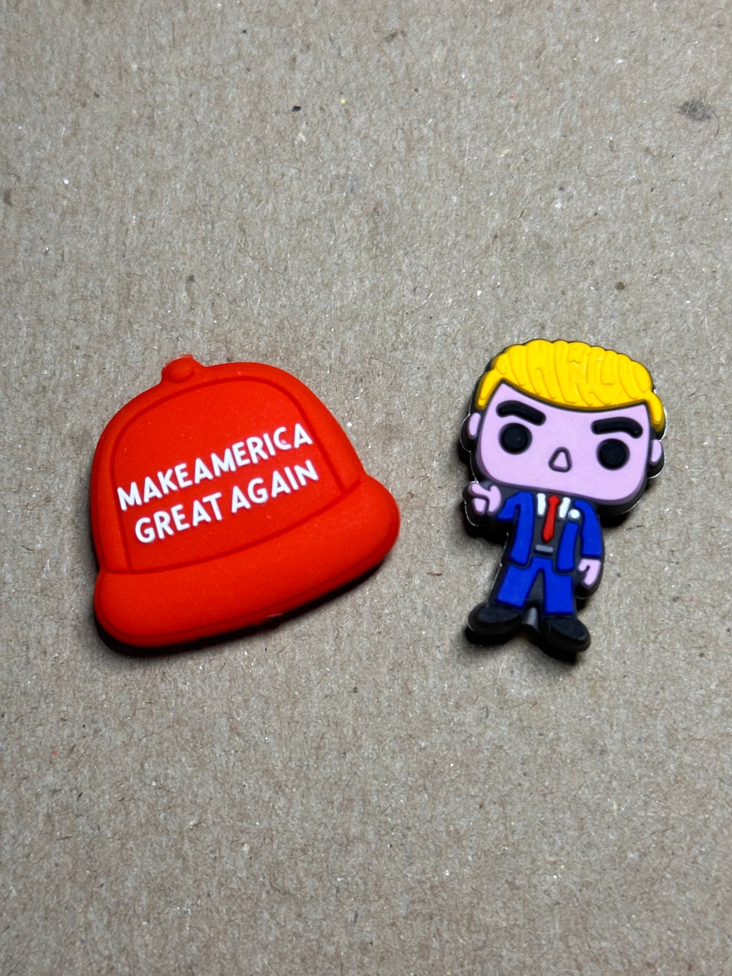 President Donald Trump Focal Bead /MAGA red hat/ 2024/baseball hat bead