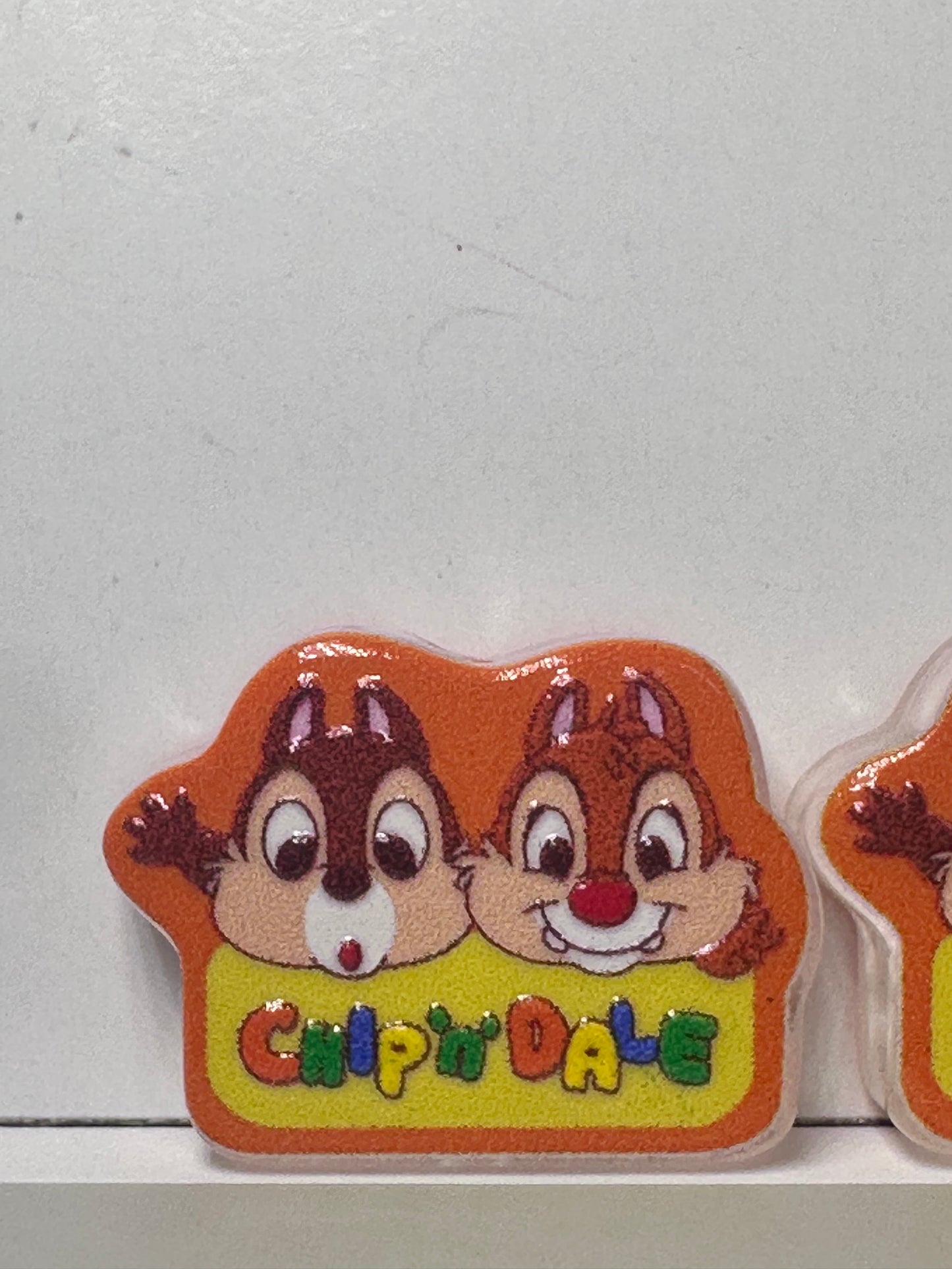 Acrylic focal bead- set of 2/ focal bead/ pen beading / keychain bead