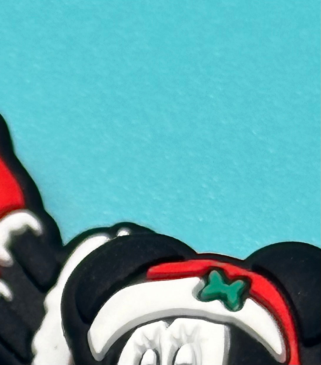 Favorite/Focal Bead/ beadable pen/ Silicone bead/ keychain beads/ red dress head/ Christmas/ Santa hat
