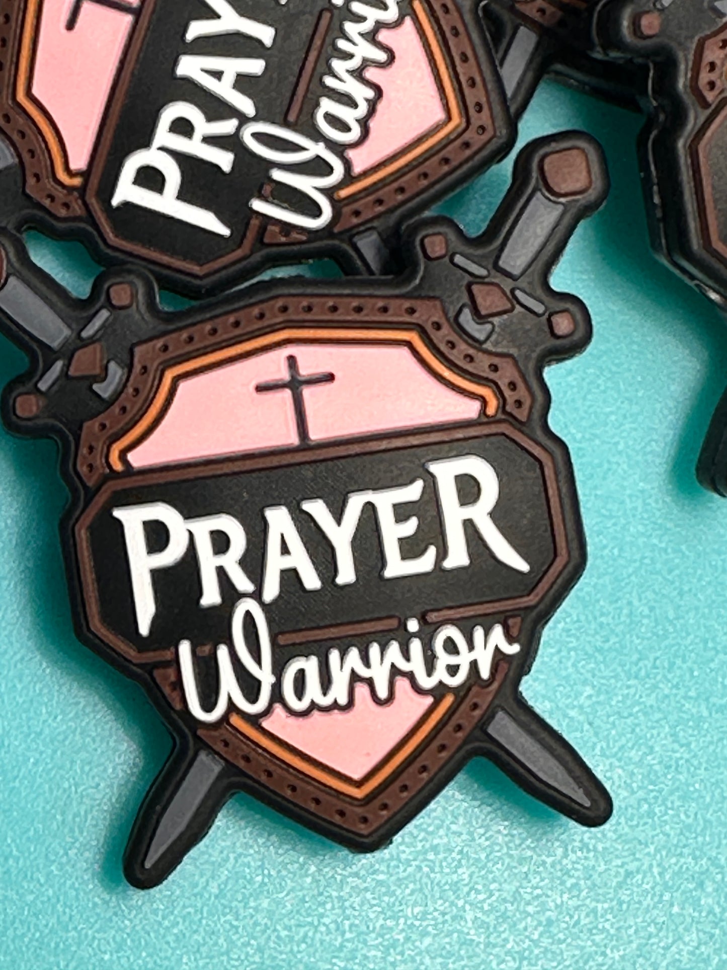 Prayer warrior beads /Focal Bead/ beadable pen/ Silicone bead/ keychain beads/ religious/ Faith/ GOD