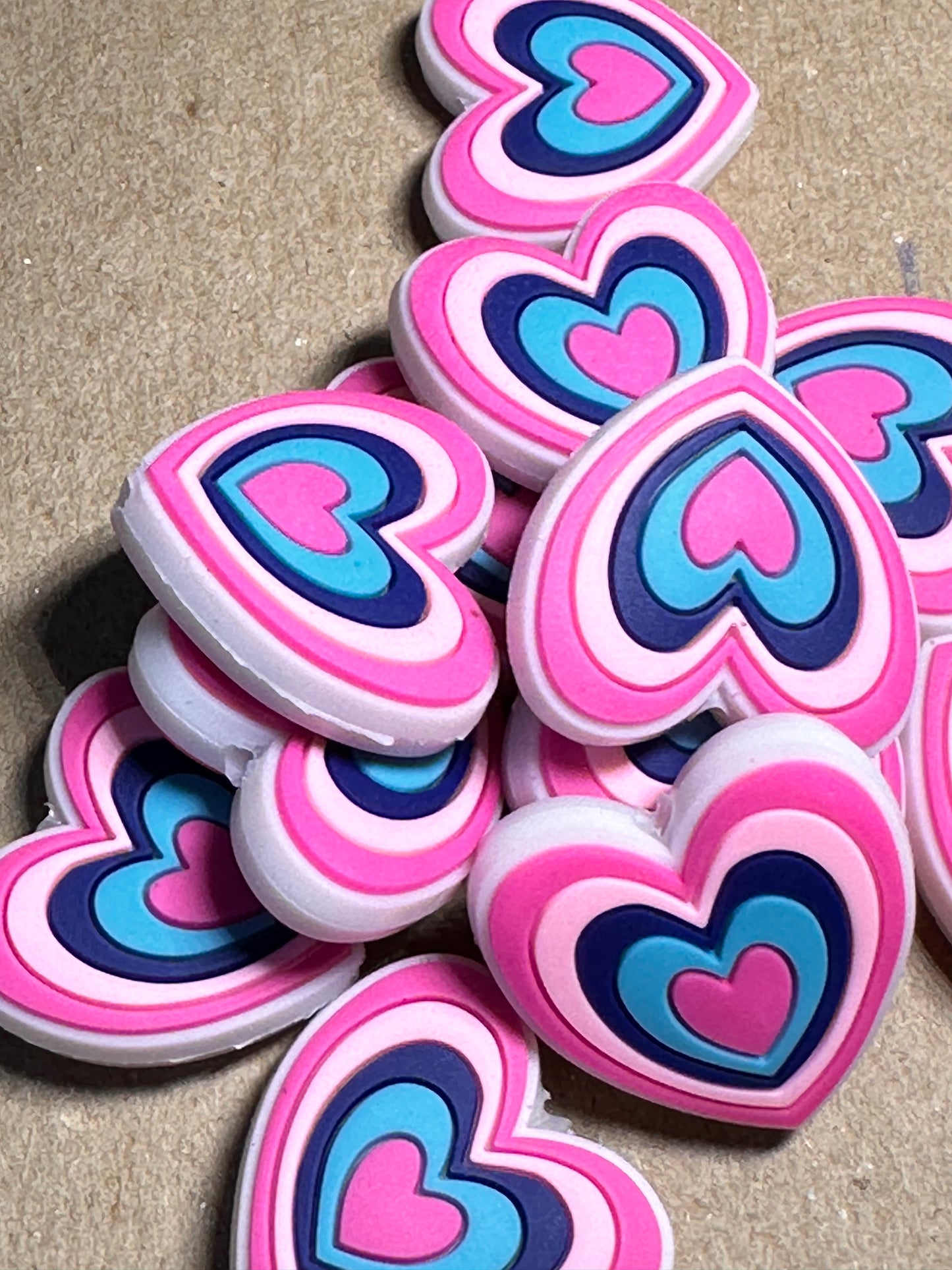 Hearts Focal Bead