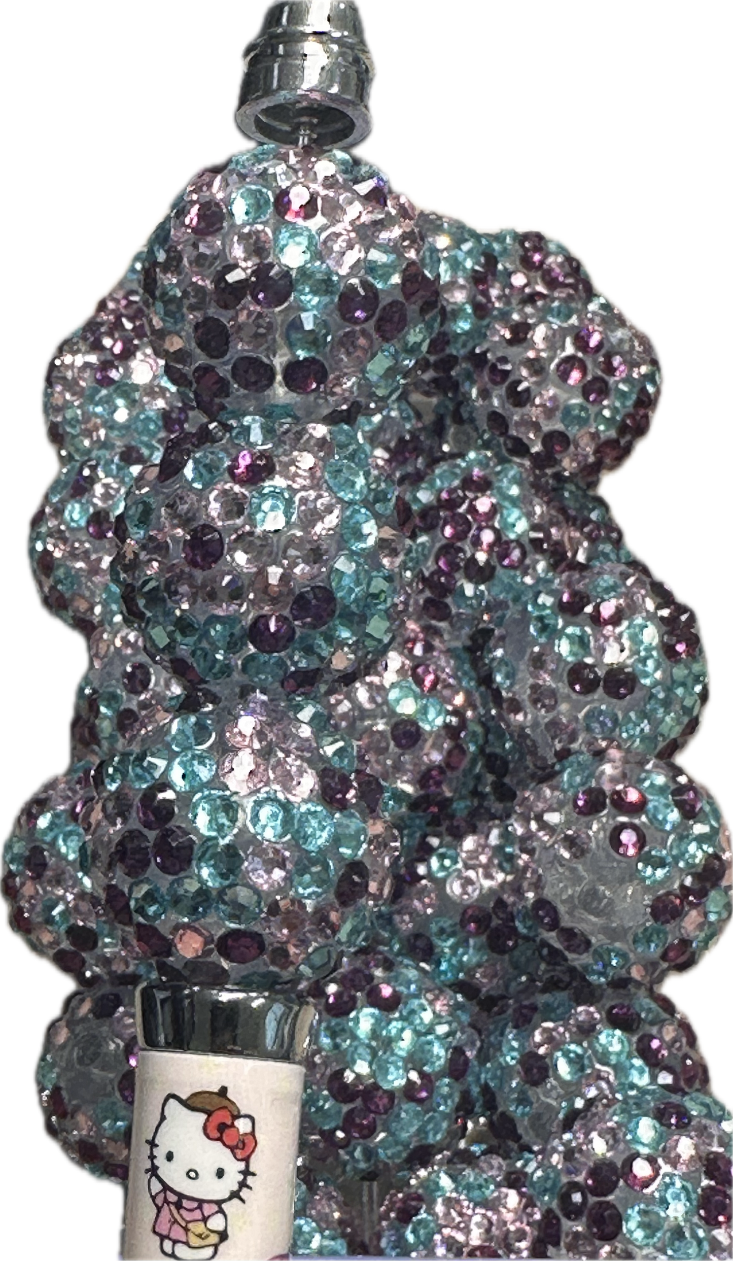 Fancy mermaid color rhinestone beads/Five beads included/fancy Beads/ beadable pen/ keychain bead/ pastel beads/20mm
