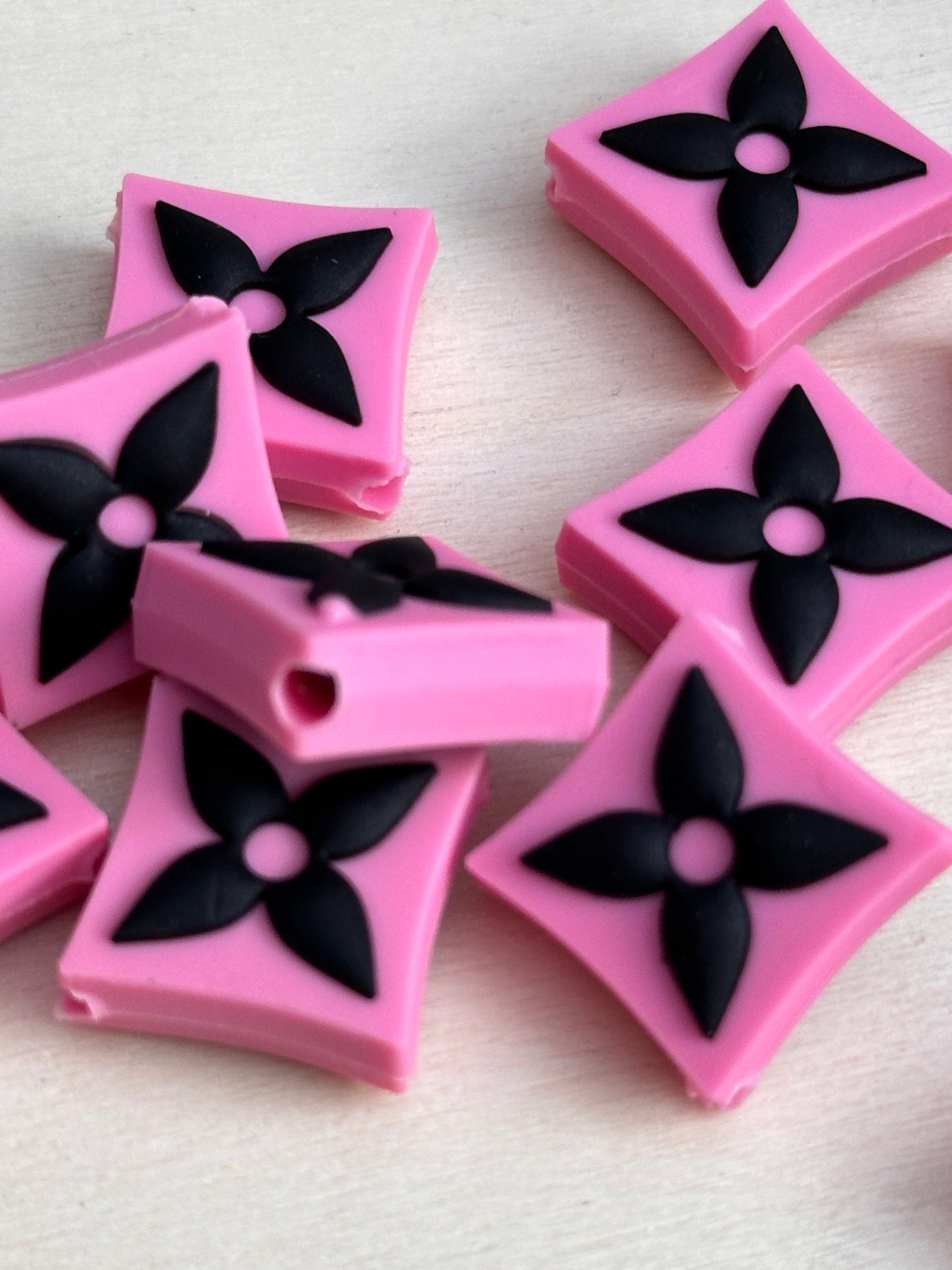 Desired designs of silicone focal bead/ 3 different designs