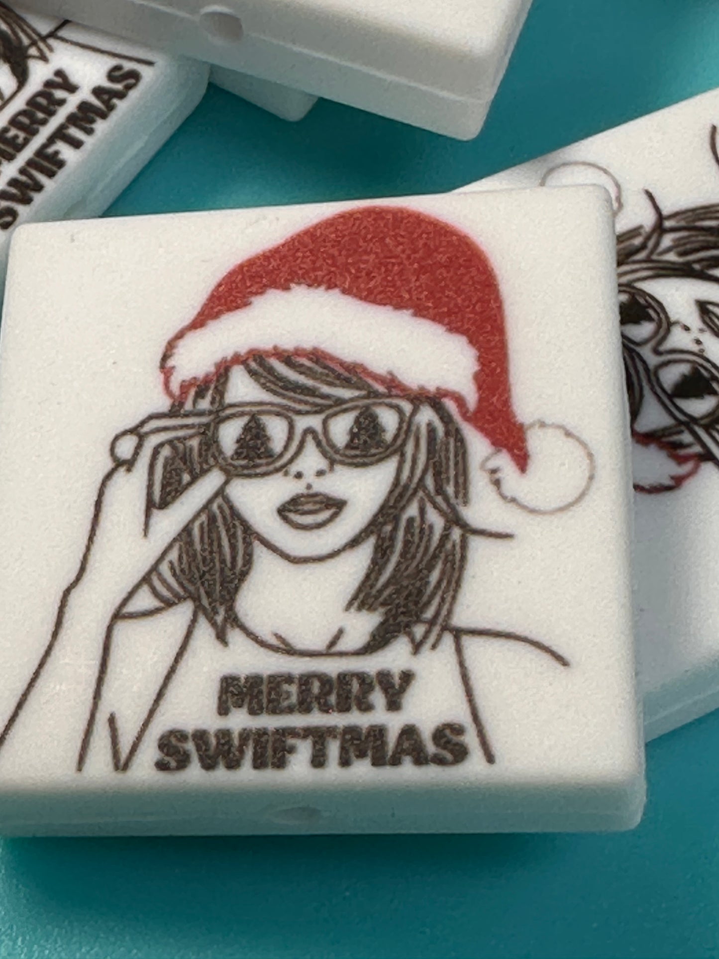Christmas Taylor Swift focal bead design #4