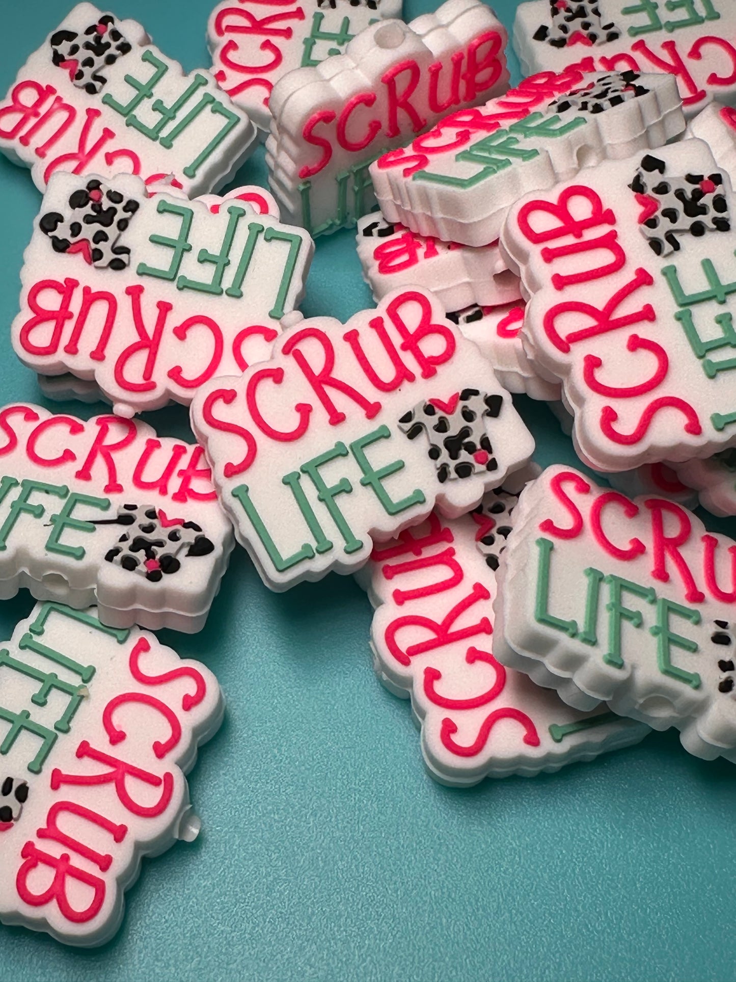 Scrub life Nurse silicone focal bead