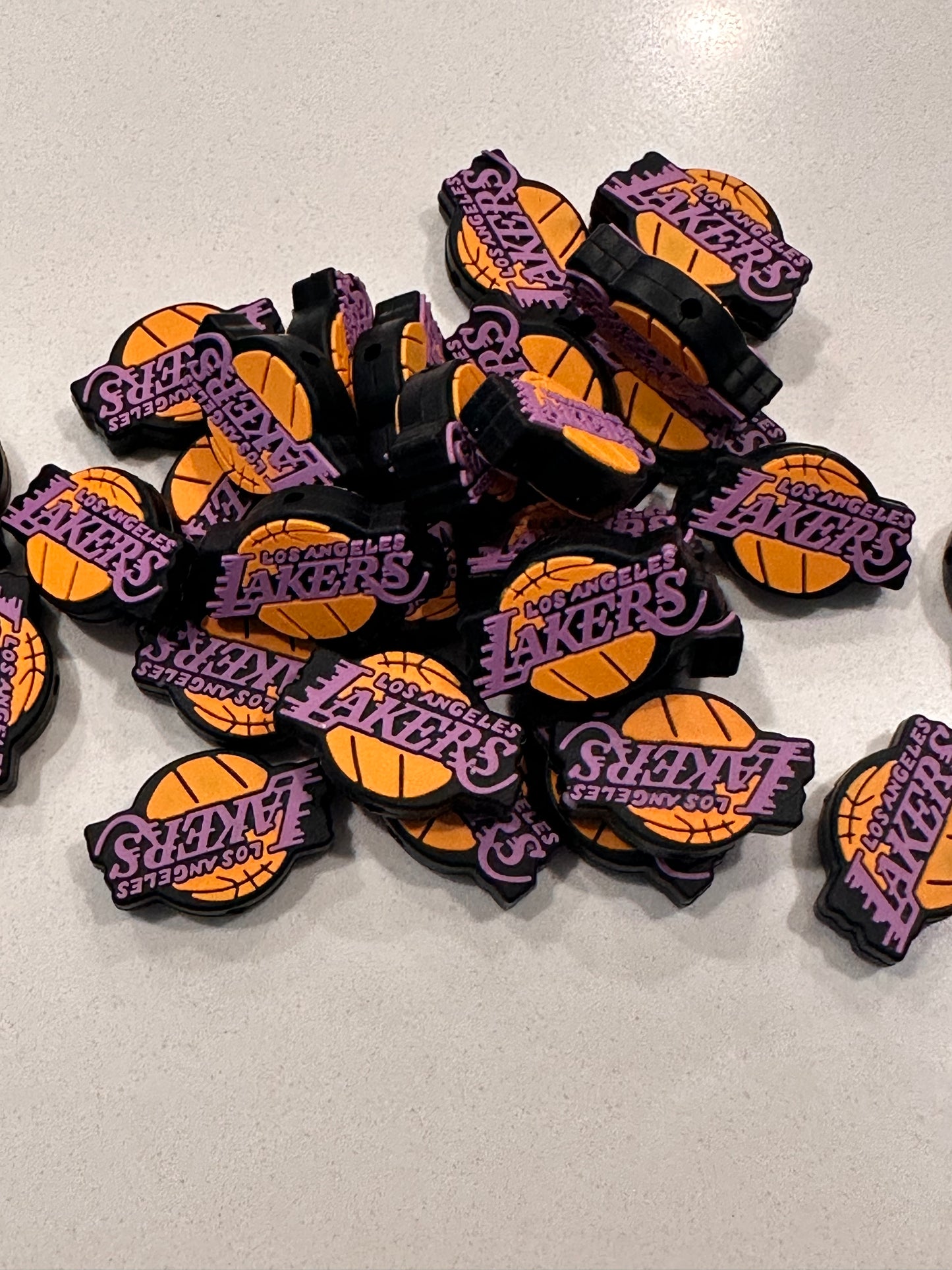 LA Lakers Los Angeles focal bead