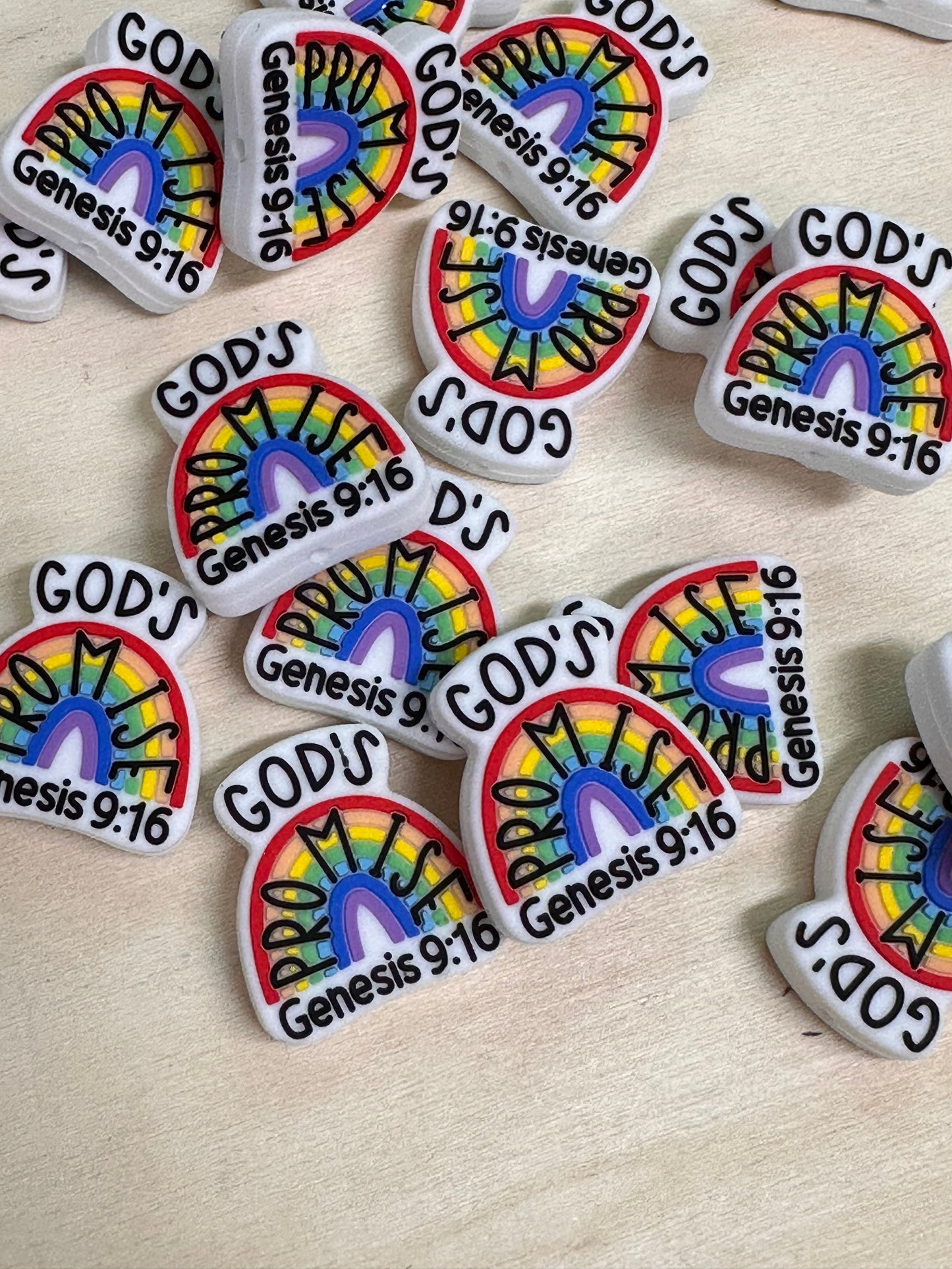 God silicone focal bead/ religious / pen beading / Genesis