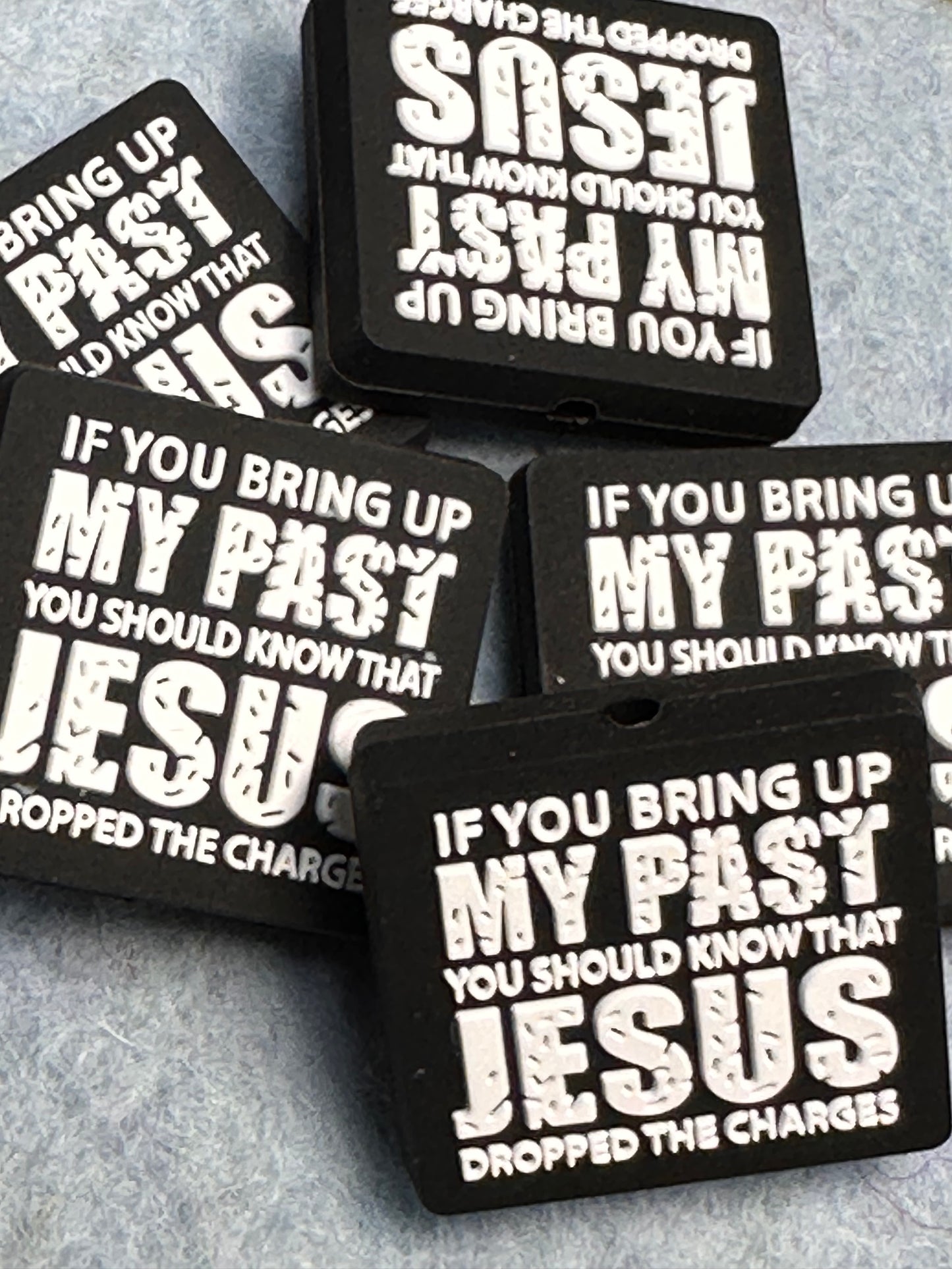 Jesus /God/ Focal Bead/ beadable pen/ Silicone bead/ keychain bead/Faith/Jesus/ Christian