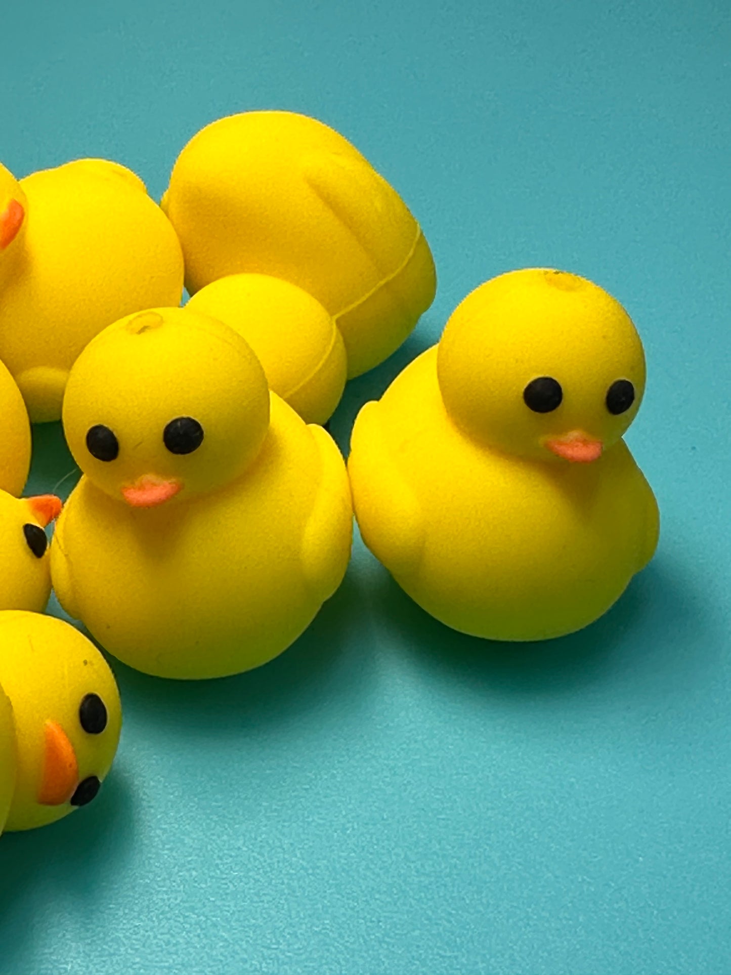 3D duck silicone focal bead/ ducked/ ducking