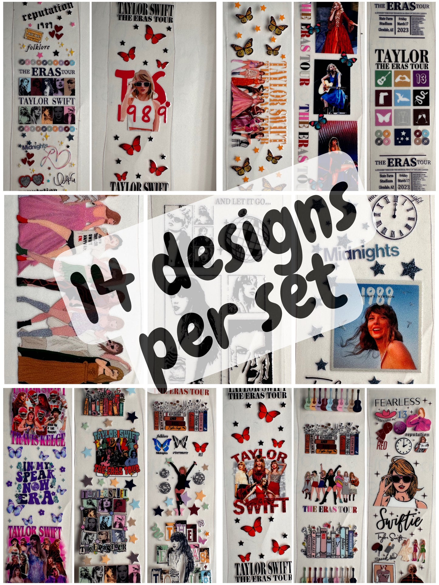 Taylor Swift pen wraps and bookmark wraps / Swiftie