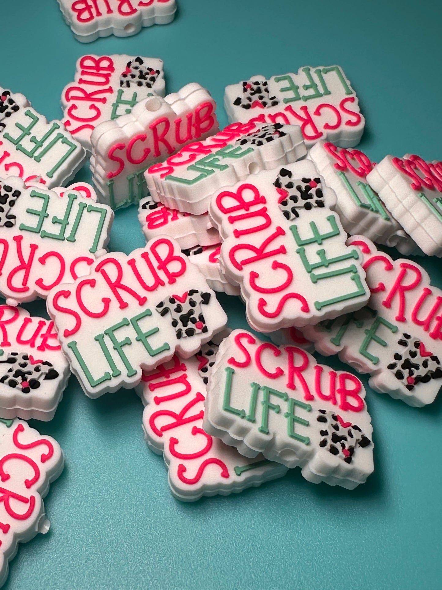 Scrub life Nurse silicone focal bead