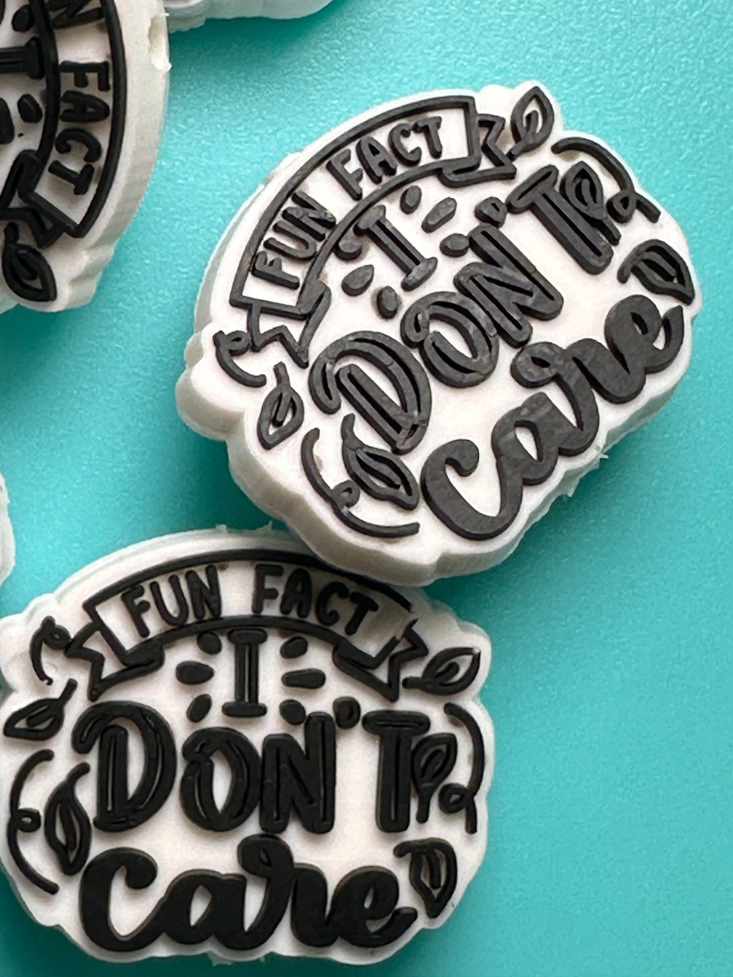 I don’t care silicone focal bead