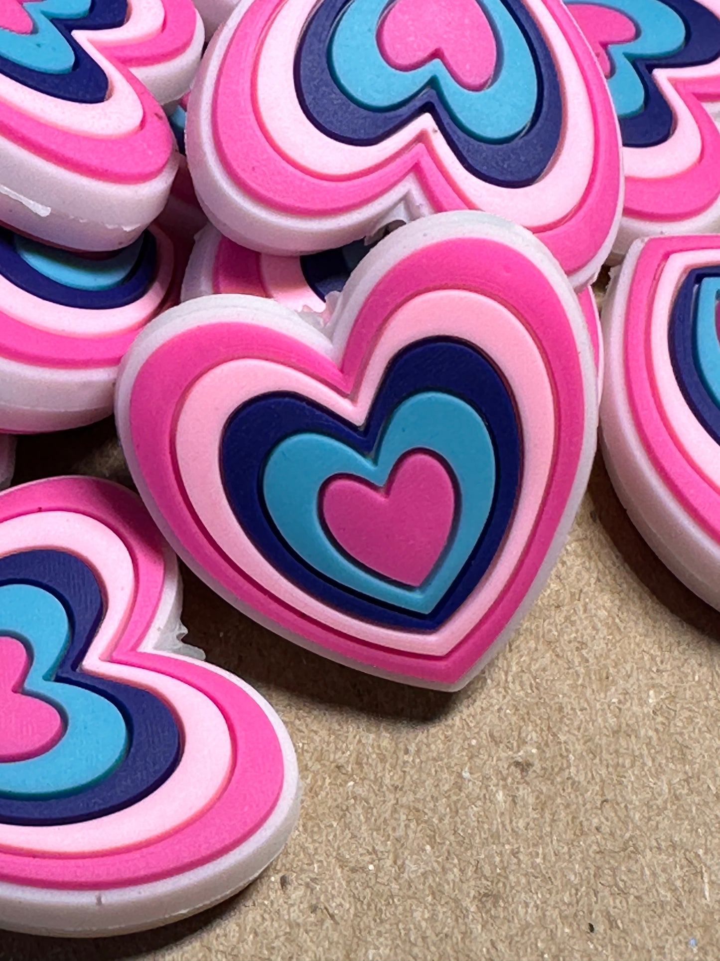 Hearts Focal Bead