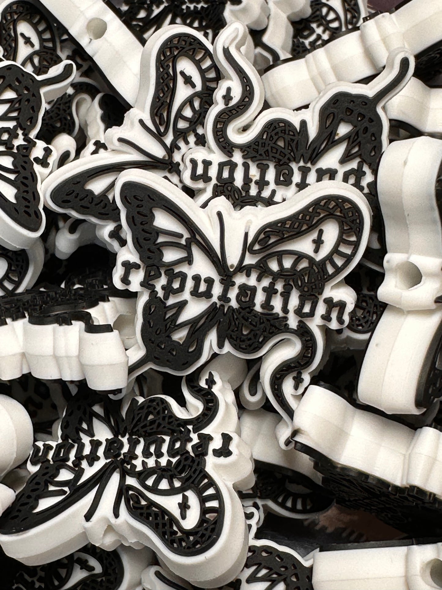 Taylor Swift focal bead / Reputation butterfly