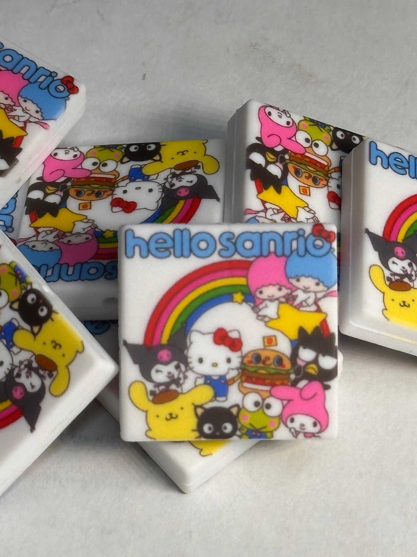 San Ku Cat Focal Bead/ beadable pen/ Silicone bead/ animal/ keychain bead/ kitty/
