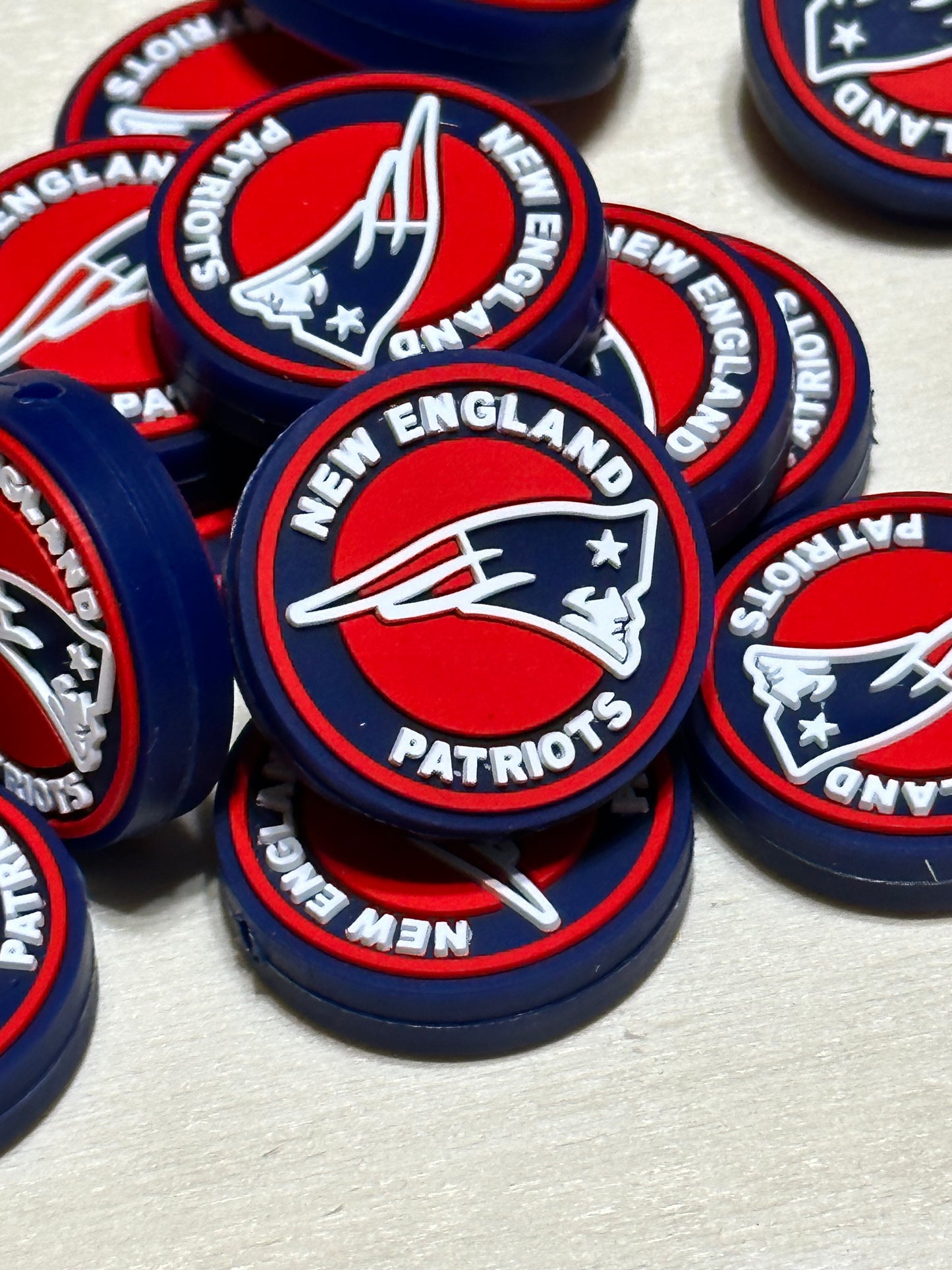 New England Patriots focal bead