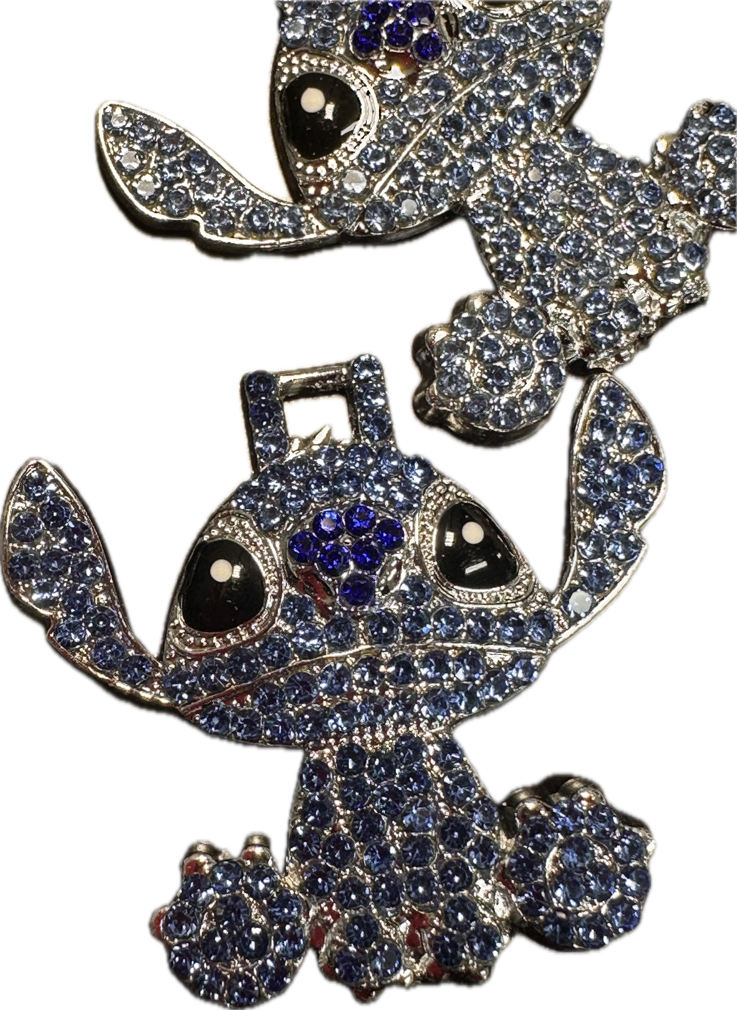 Large Blue guy Stit Enamel rhinestone metal charms/ DIY charm bracelet/ DIY necklace/ stit1/ earrings