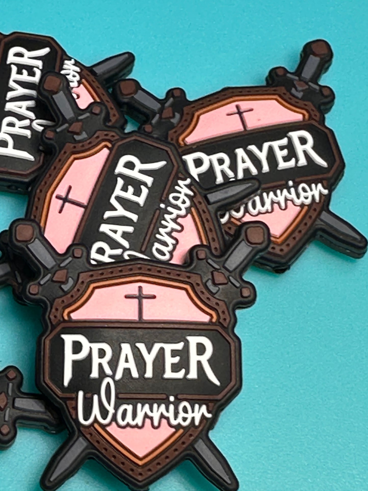 Prayer warrior beads /Focal Bead/ beadable pen/ Silicone bead/ keychain beads/ religious/ Faith/ GOD