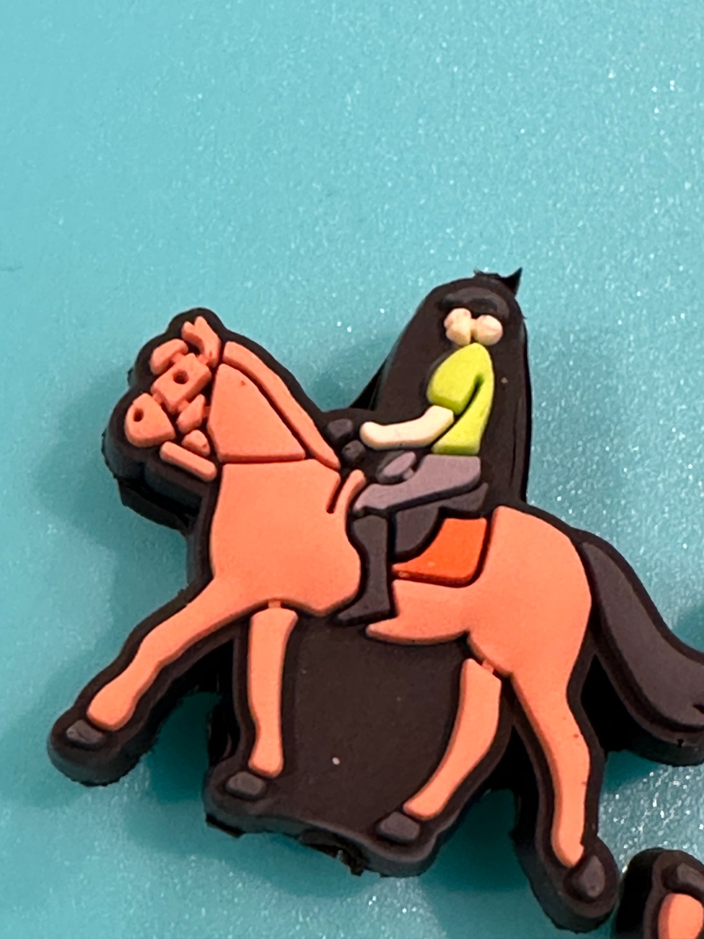 Equestrian/ horseback/ Cowboy/Focal Bead/ beadable pen/Silicone bead/ keychain bead/ horse/ dressage/hunter jumper/ English rider