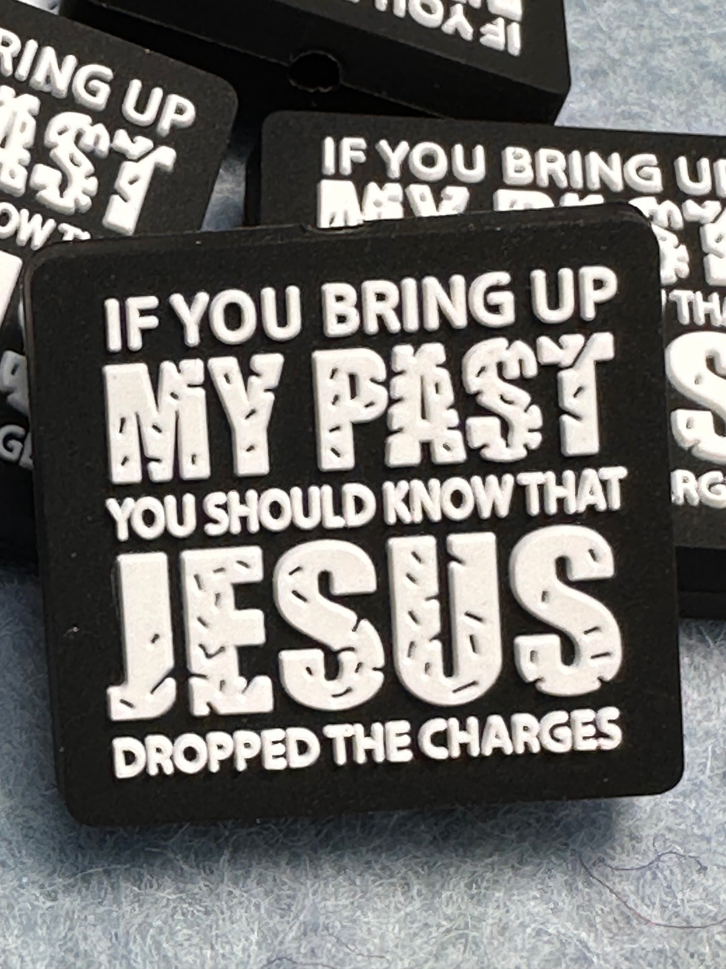 Jesus /God/ Focal Bead/ beadable pen/ Silicone bead/ keychain bead/Faith/Jesus/ Christian