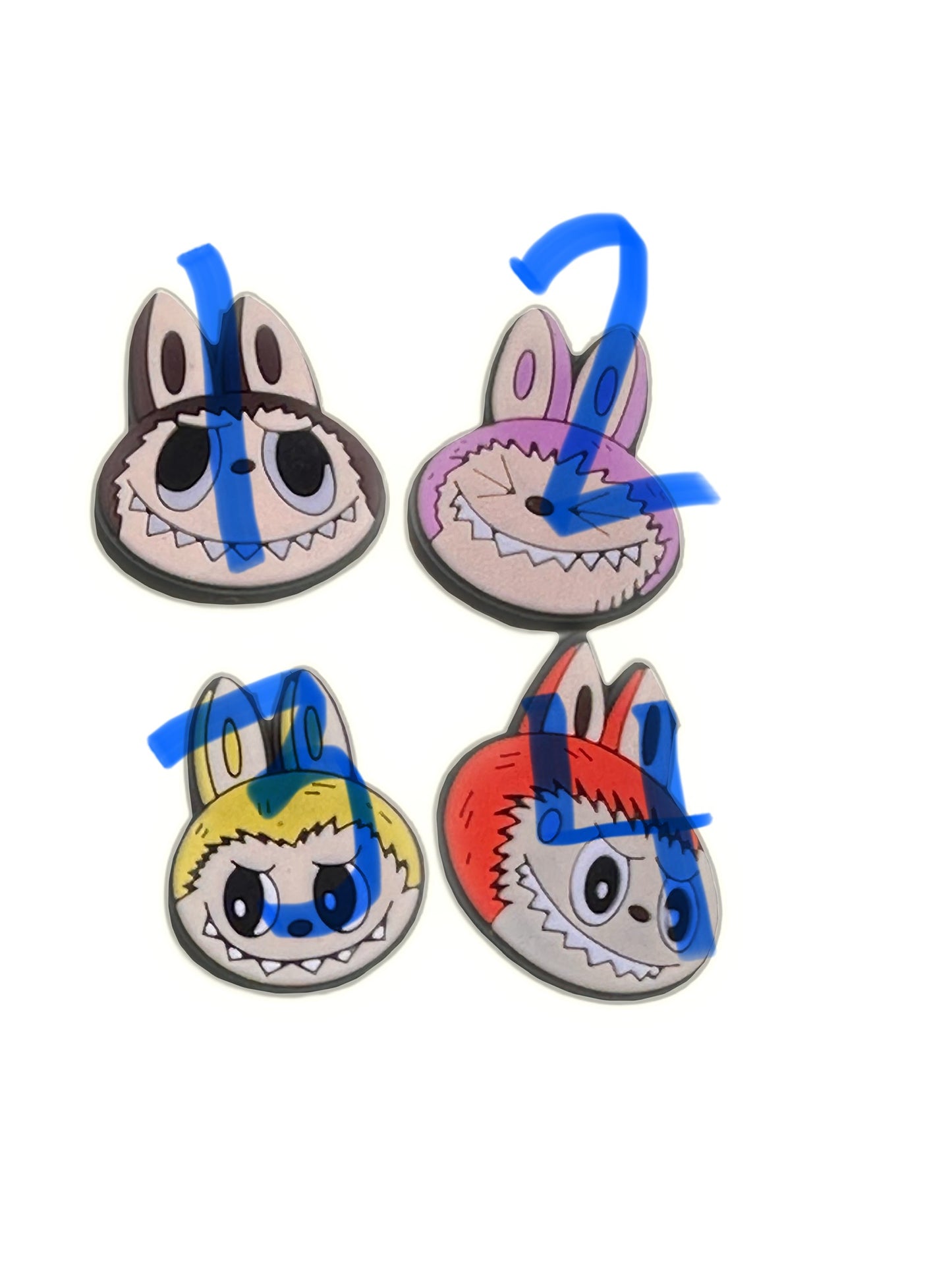 LaBubu focal bead/ silicone bead for pen beading/bunny