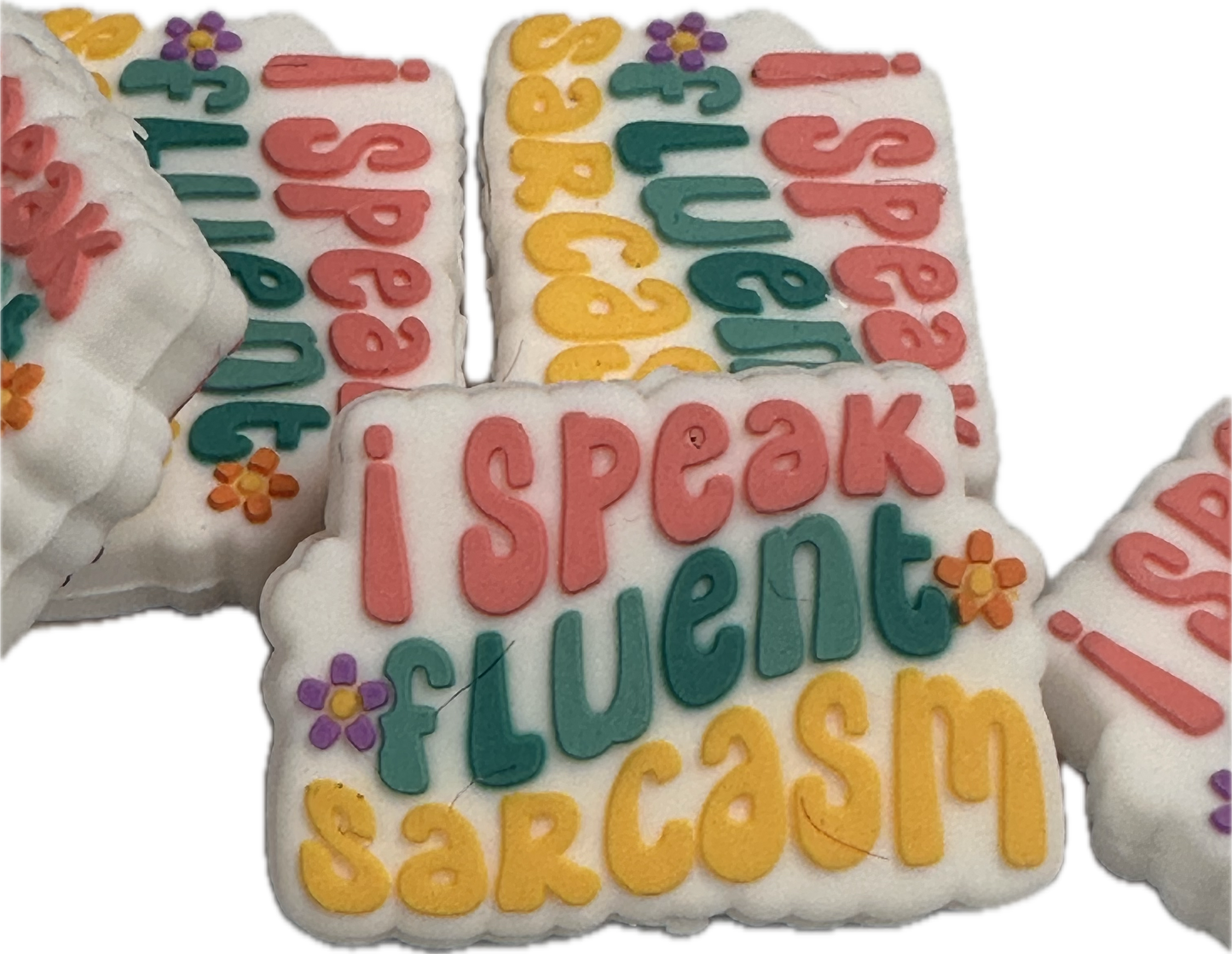 Fluent Sarcasm focal bead/ silicone bead for pen beading/ sarcasm #2